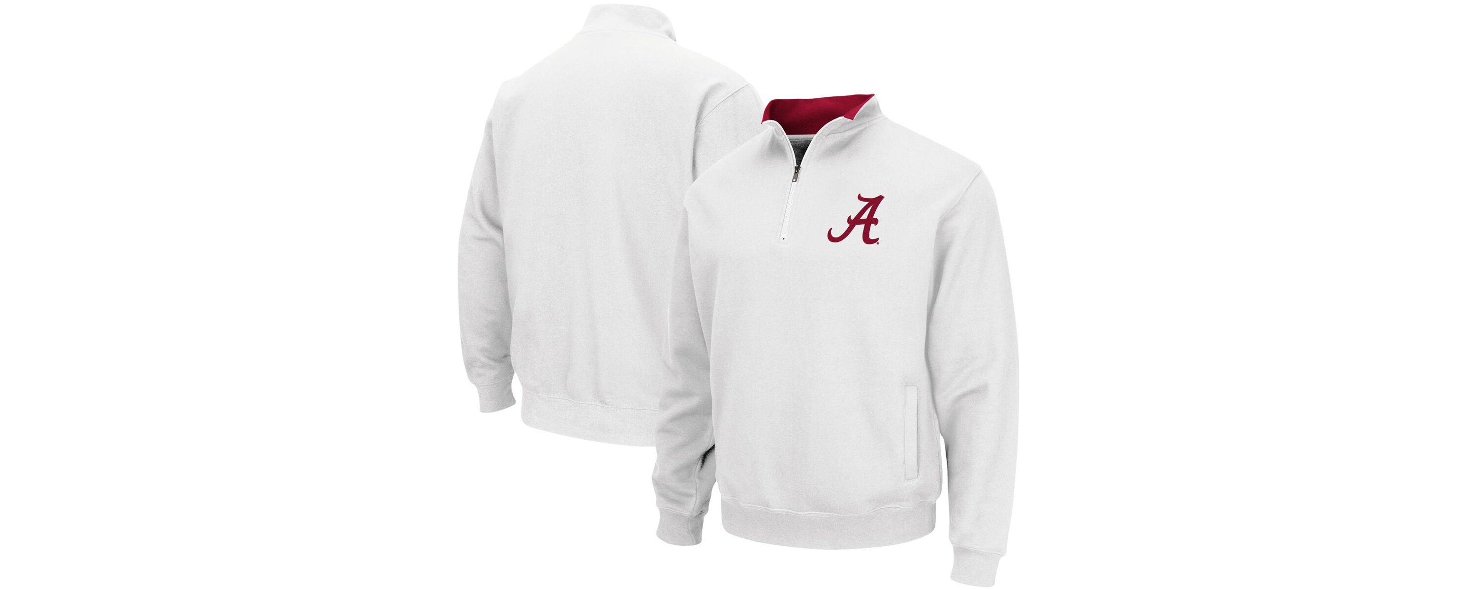 Alabama Crimson Tide NCAA Alabama Tide Tortugas Logo Quarter-Zip Pullover Jacket
