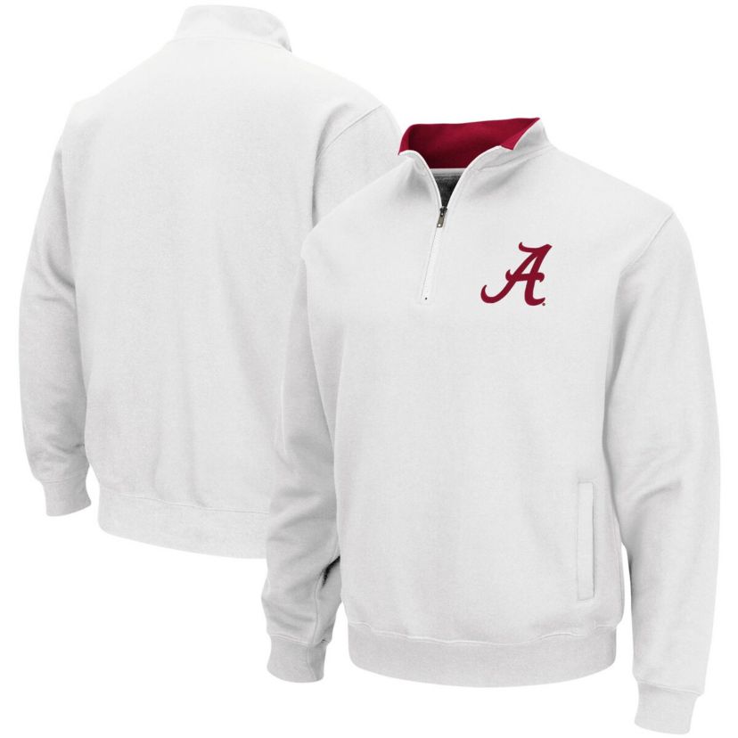 Alabama Crimson Tide NCAA Alabama Tide Tortugas Logo Quarter-Zip Pullover Jacket