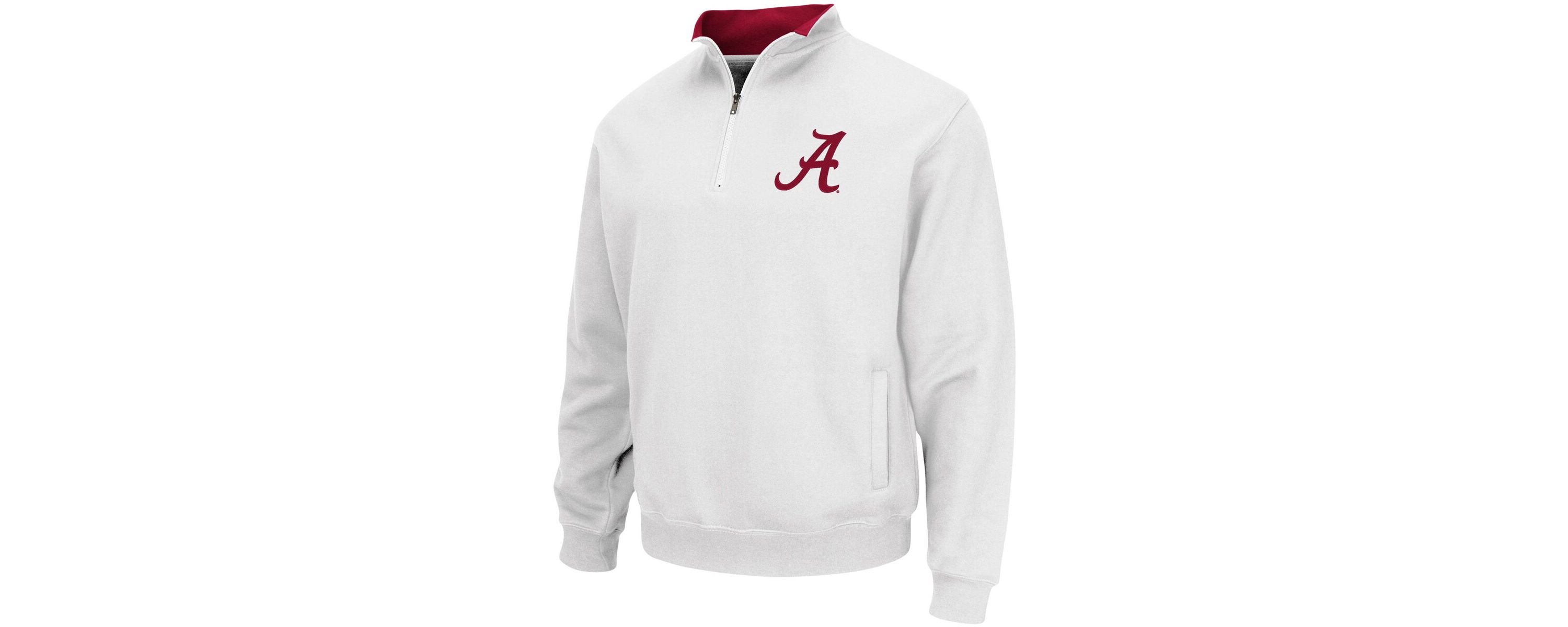 Alabama Crimson Tide NCAA Alabama Tide Tortugas Logo Quarter-Zip Pullover Jacket