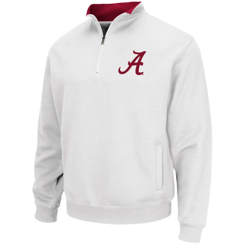 Alabama Crimson Tide NCAA Alabama Tide Tortugas Logo Quarter-Zip Pullover Jacket