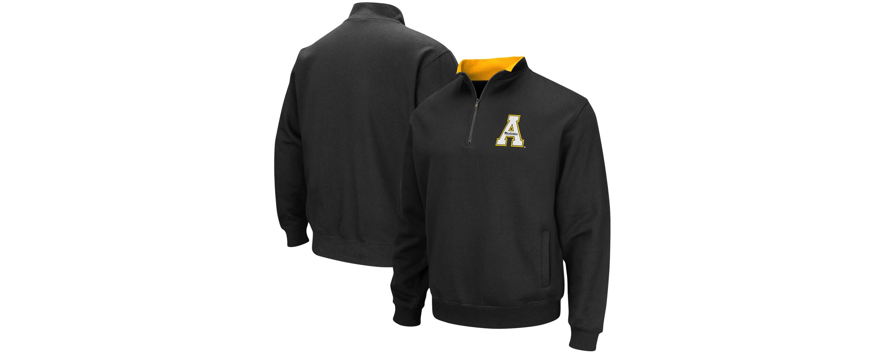 NCAA Appalachian State Mountaineers Tortugas Logo Quarter-Zip Pullover Jacket