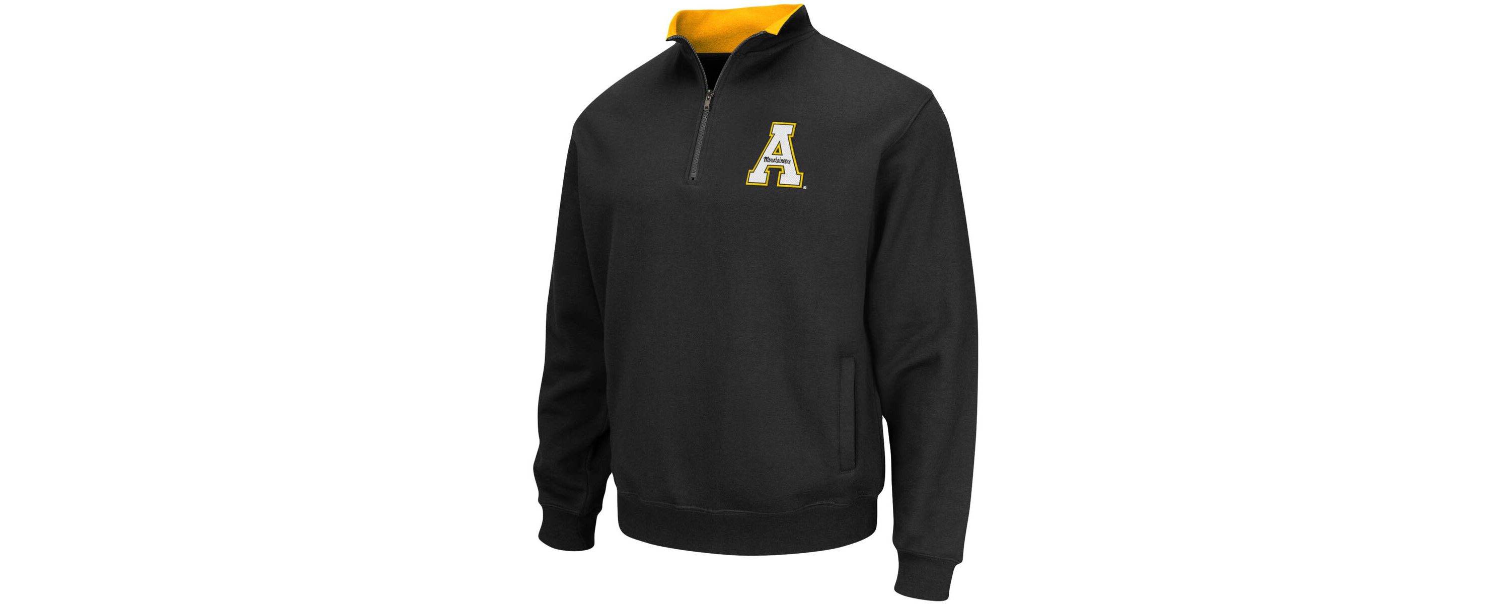 NCAA Appalachian State Mountaineers Tortugas Logo Quarter-Zip Pullover Jacket