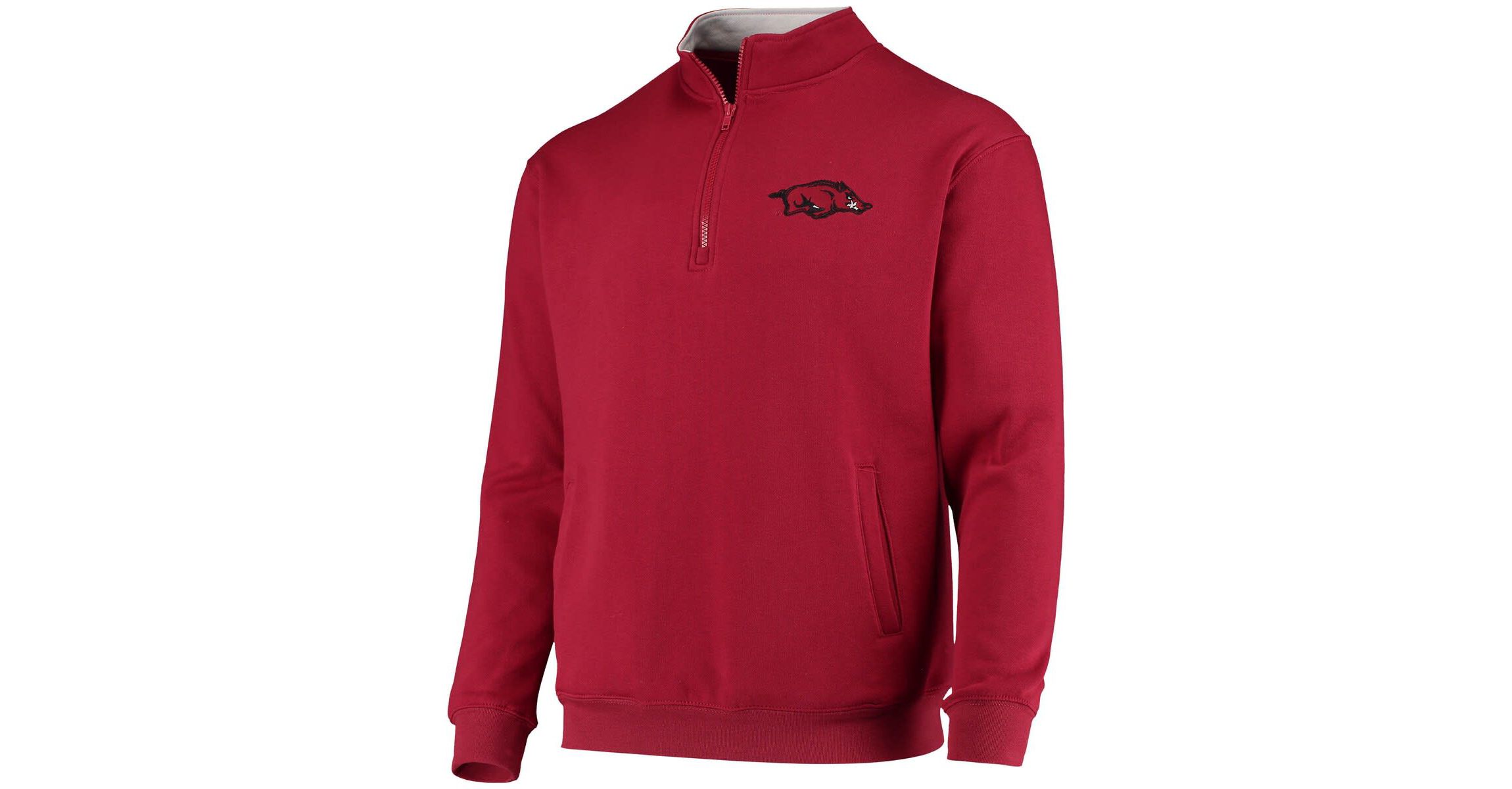 NCAA Arkansas Razorbacks Tortugas Logo Quarter-Zip Jacket