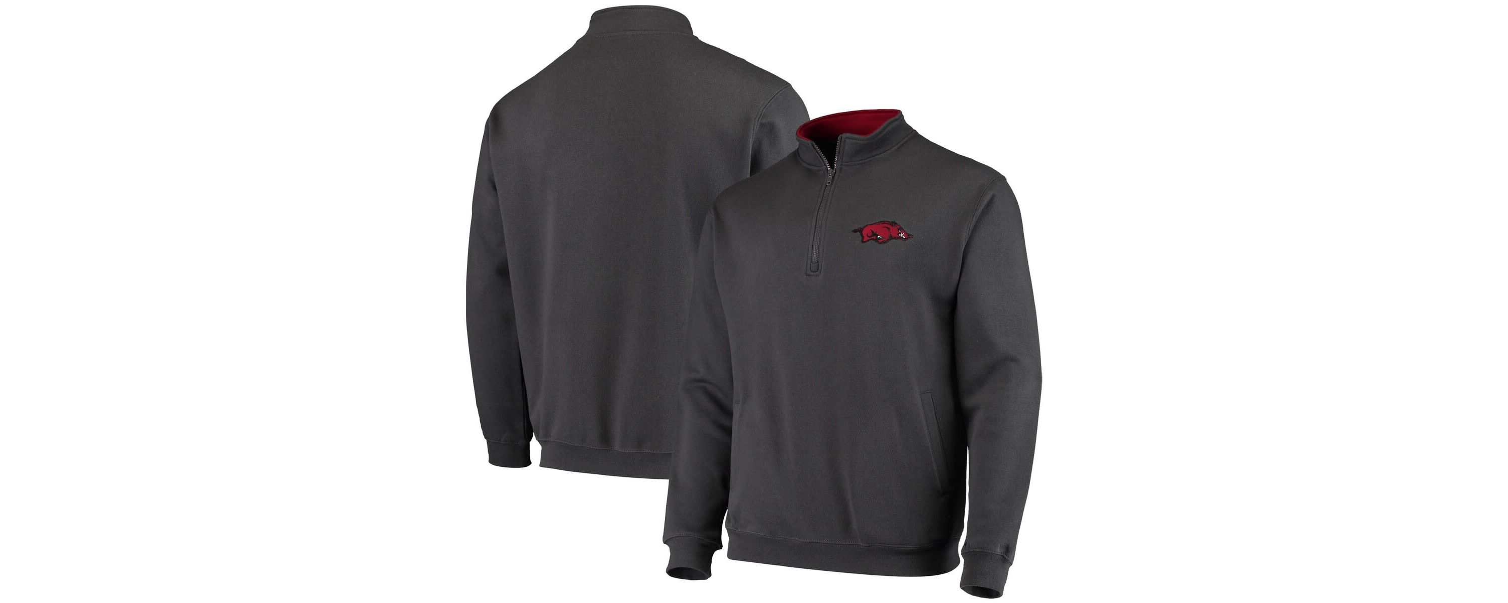 NCAA Arkansas Razorbacks Tortugas Logo Quarter-Zip Jacket