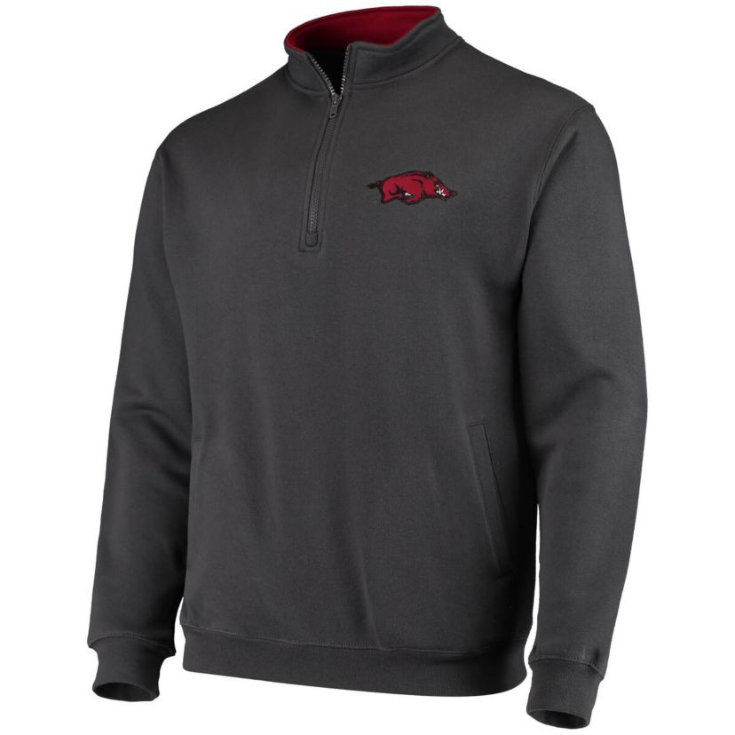 NCAA Arkansas Razorbacks Tortugas Logo Quarter-Zip Jacket