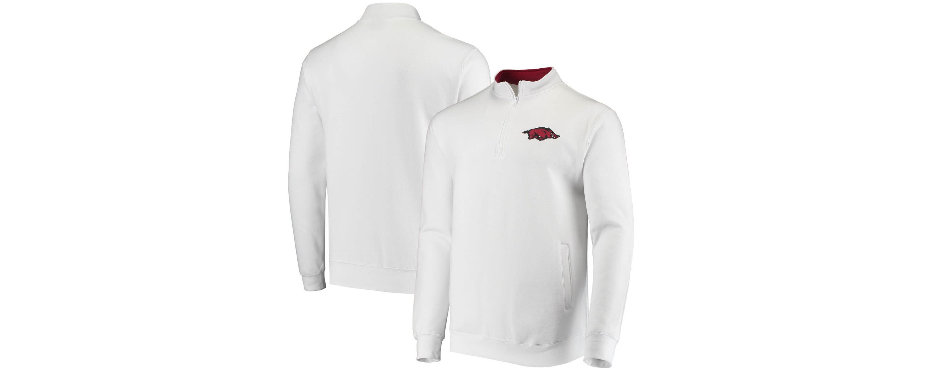 NCAA Arkansas Razorbacks Tortugas Logo Quarter-Zip Jacket