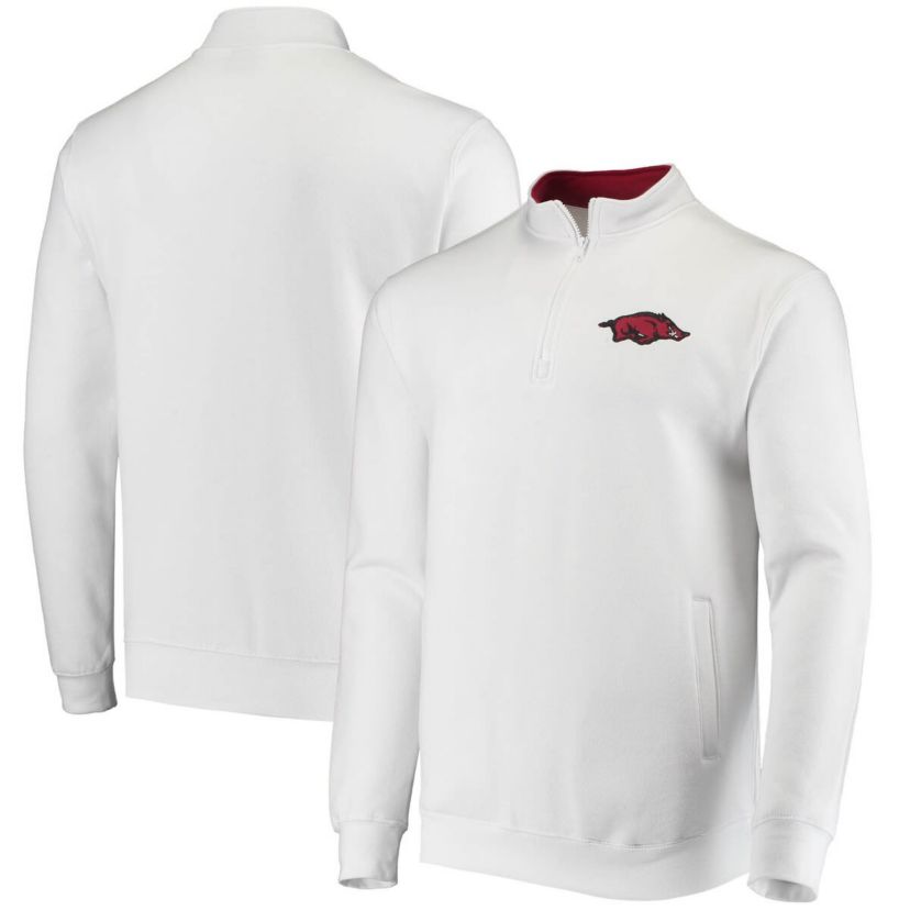 NCAA Arkansas Razorbacks Tortugas Logo Quarter-Zip Jacket