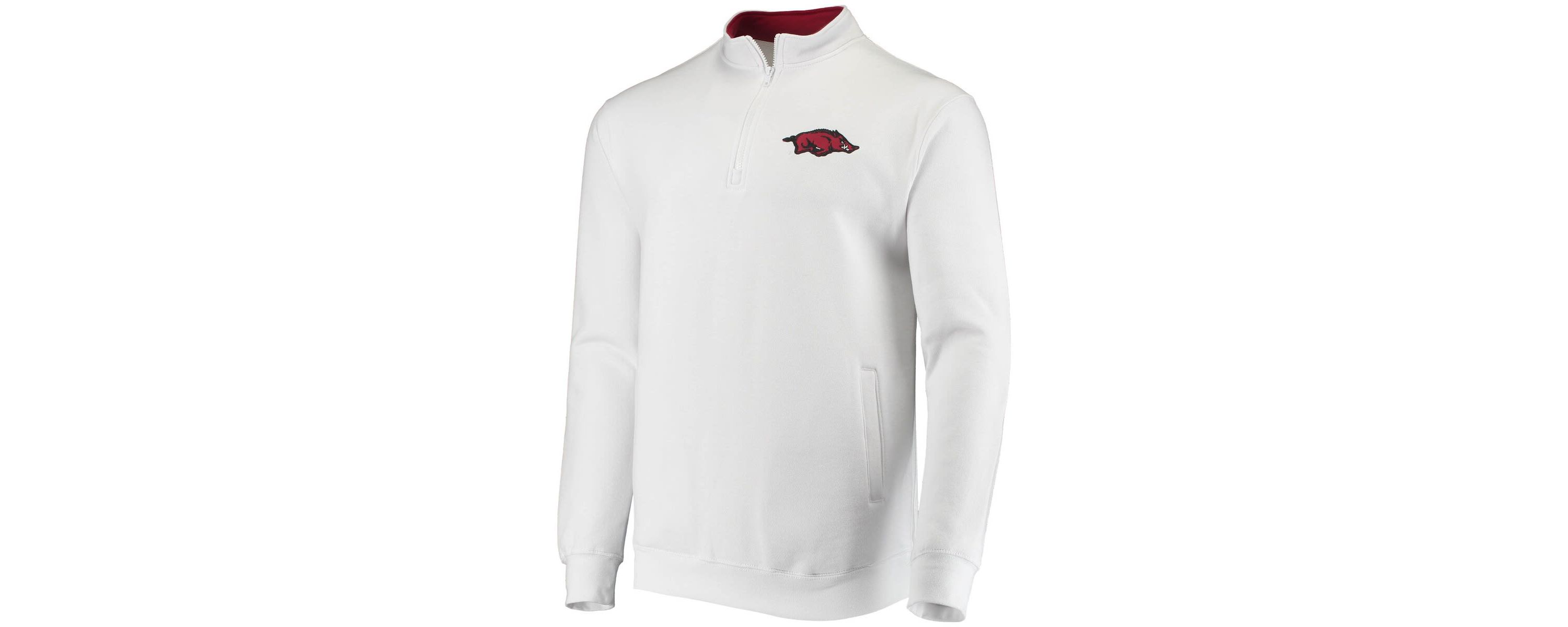 NCAA Arkansas Razorbacks Tortugas Logo Quarter-Zip Jacket
