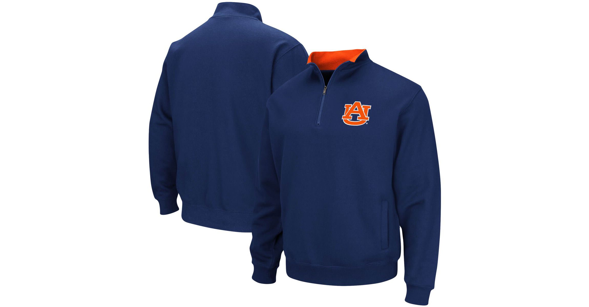 NCAA Auburn Tigers Tortugas Logo Quarter-Zip Pullover Jacket