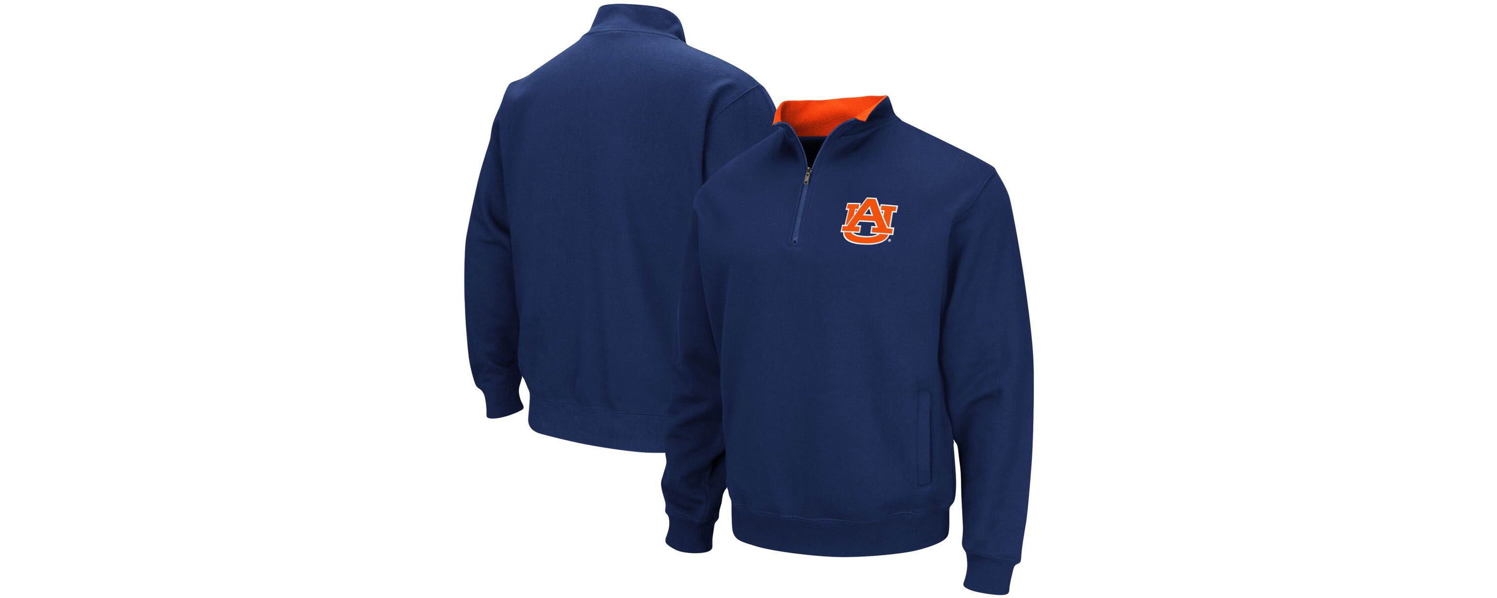 NCAA Auburn Tigers Tortugas Logo Quarter-Zip Pullover Jacket
