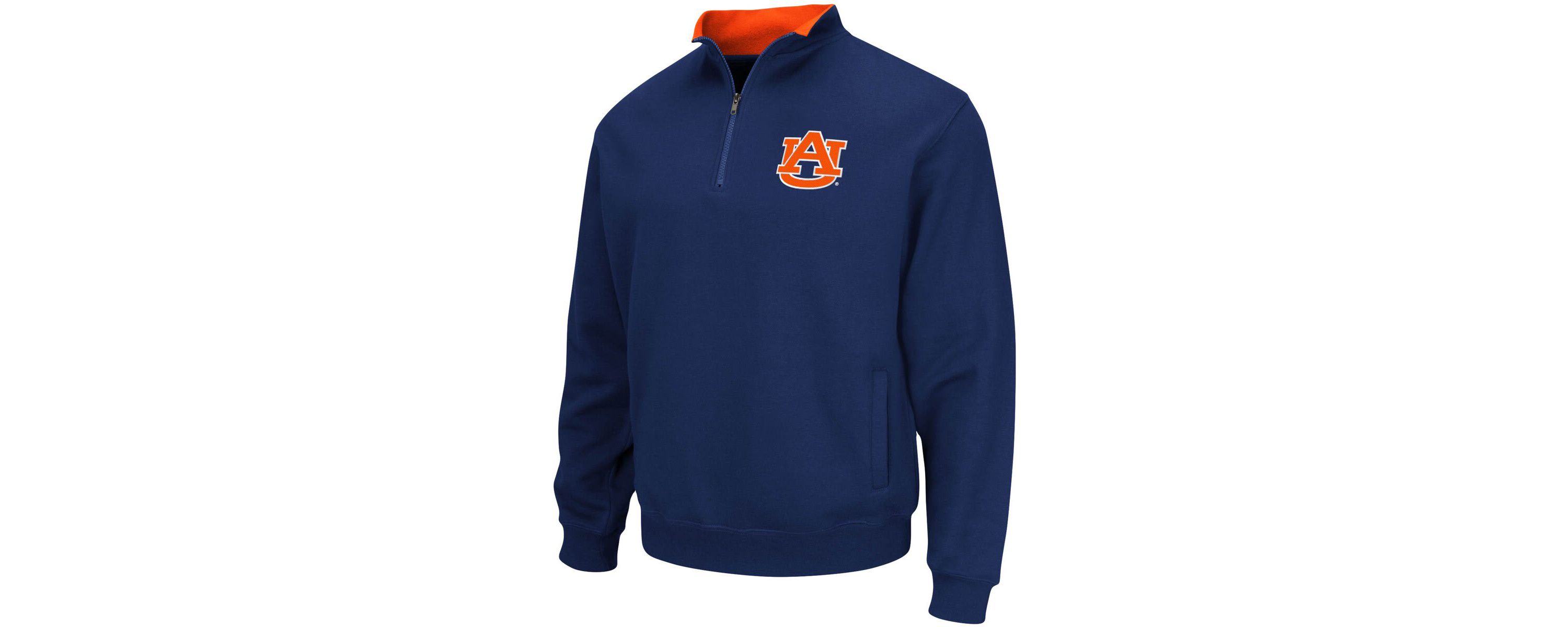 NCAA Auburn Tigers Tortugas Logo Quarter-Zip Pullover Jacket