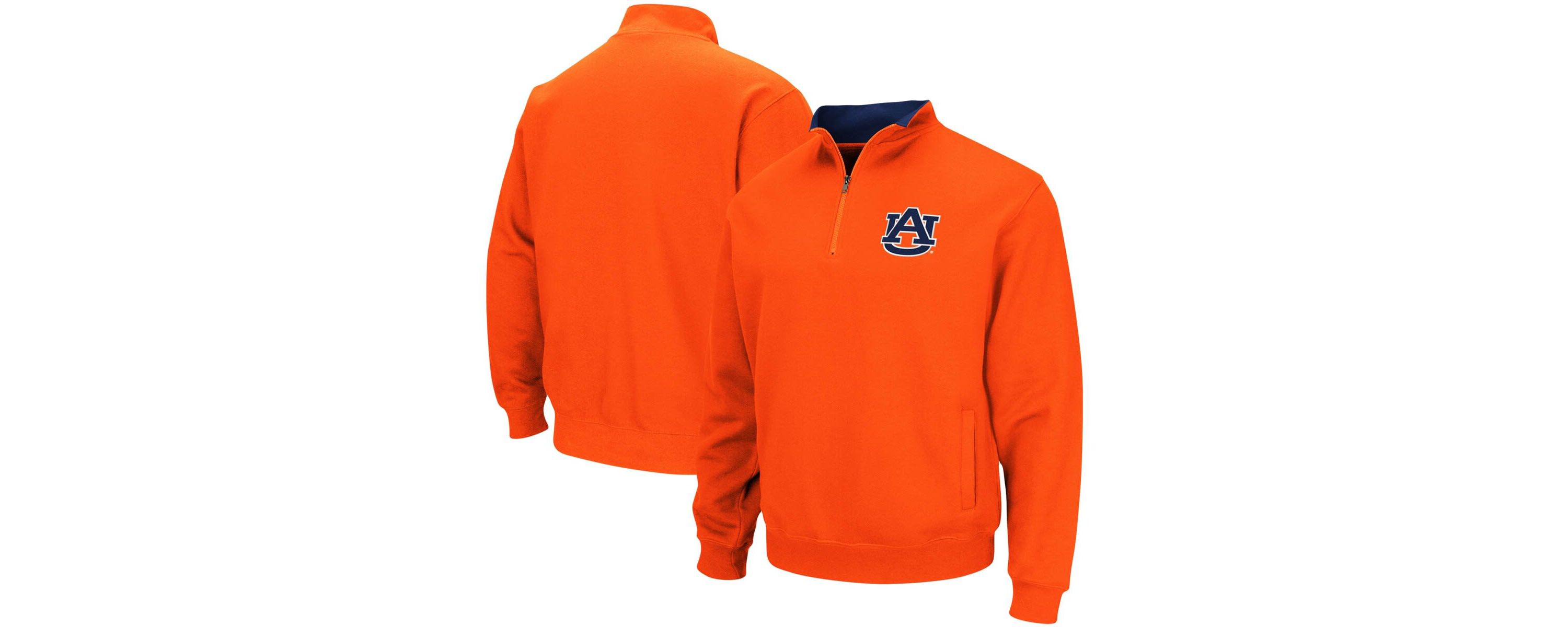 NCAA Auburn Tigers Tortugas Logo Quarter-Zip Pullover Jacket