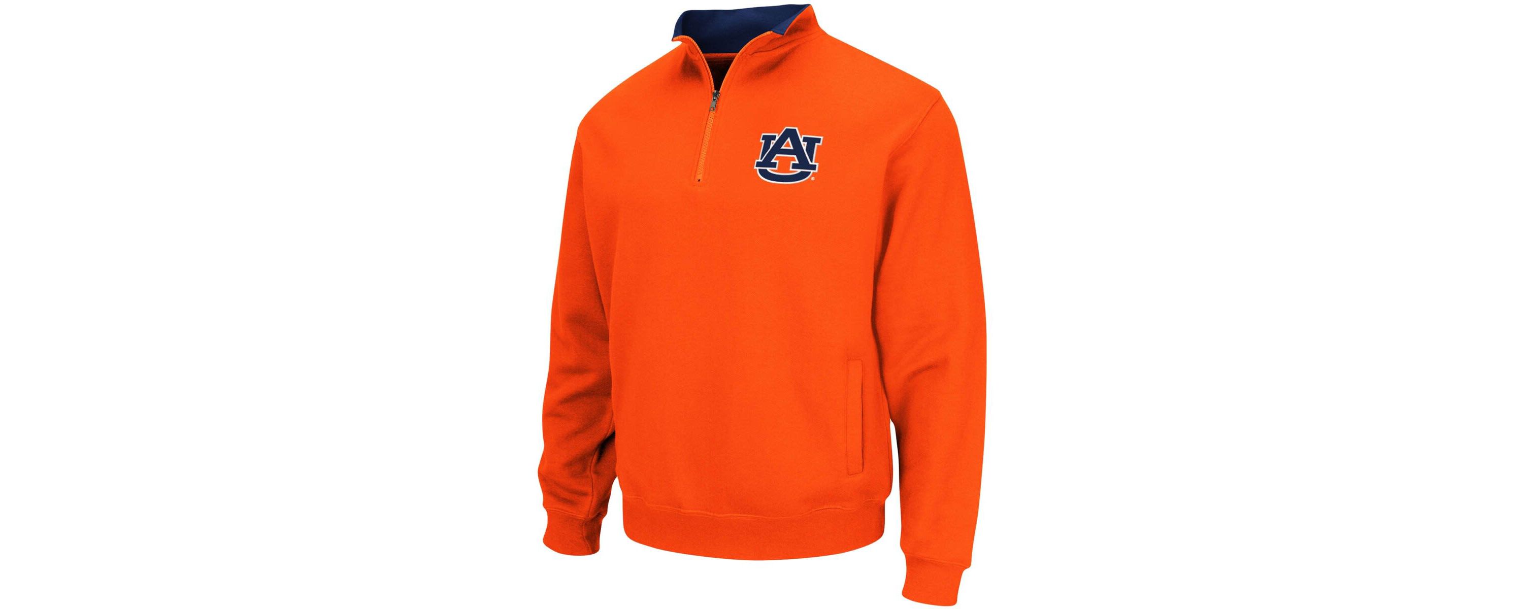 NCAA Auburn Tigers Tortugas Logo Quarter-Zip Pullover Jacket
