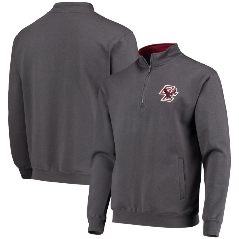 Boston College Eagles NCAA Boston NCAA Eagles Tortugas Logo Quarter-Zip Pullover Jacket