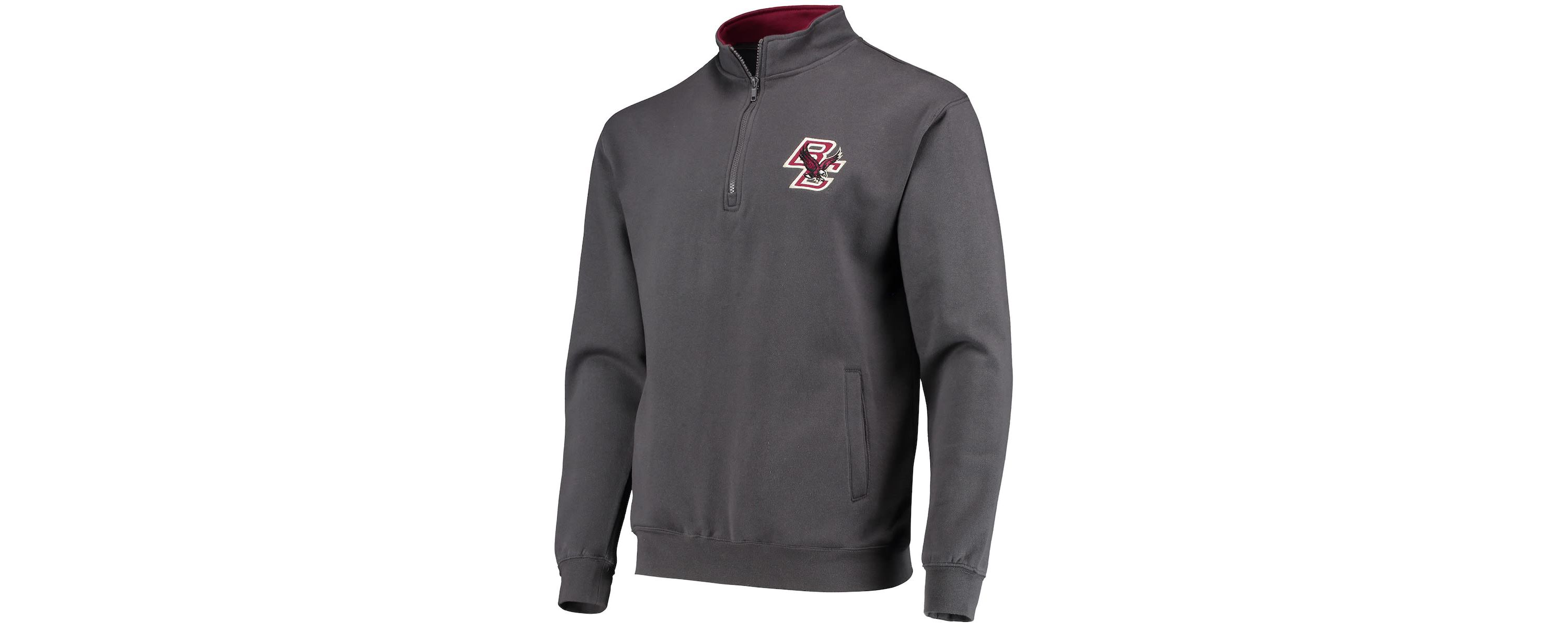 Boston College Eagles NCAA Boston NCAA Eagles Tortugas Logo Quarter-Zip Pullover Jacket