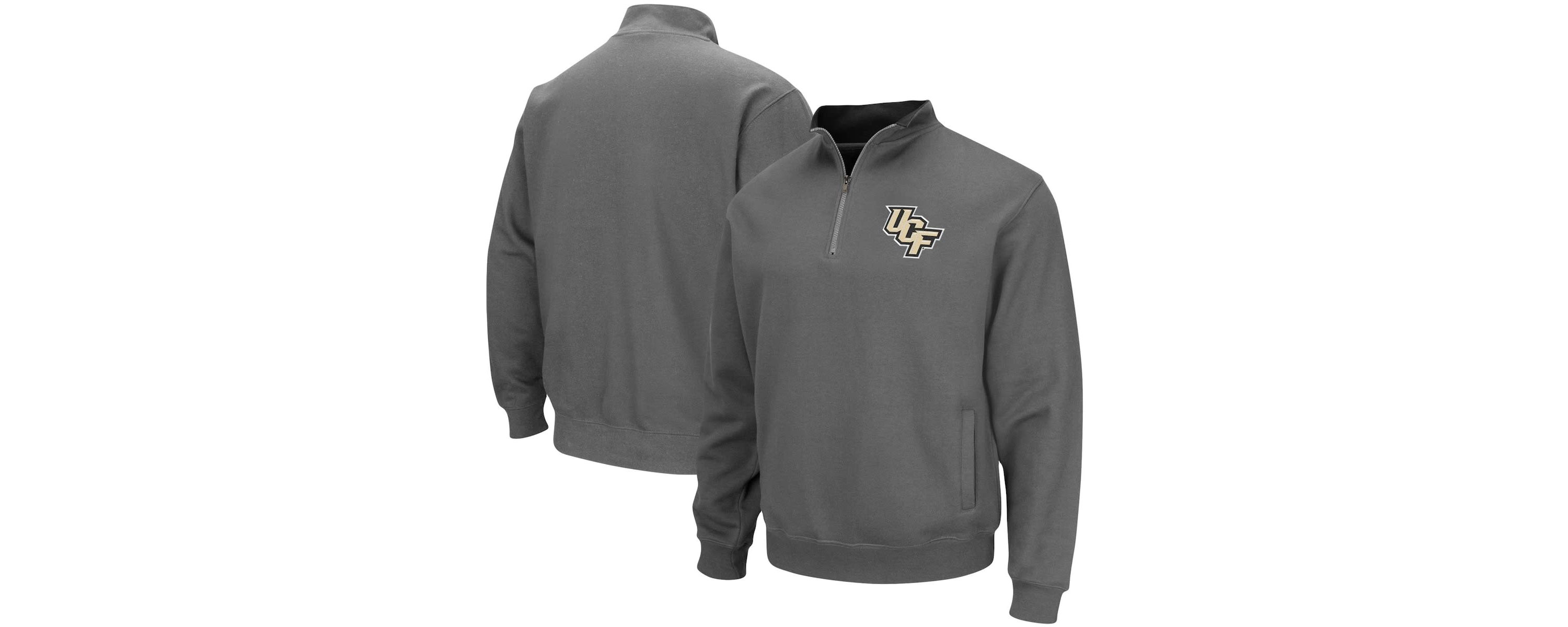 NCAA UCF Knights Tortugas Logo Quarter-Zip Pullover Jacket
