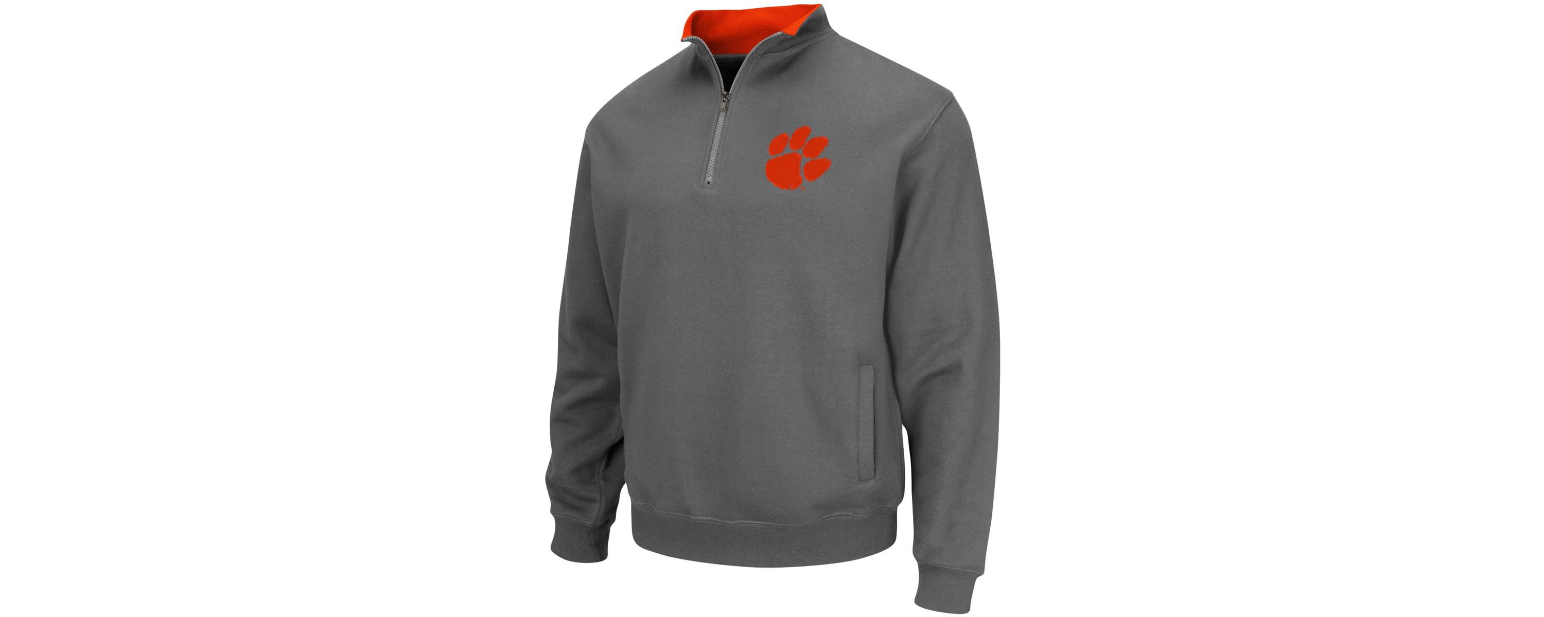 NCAA Clemson Tigers Tortugas Logo Quarter-Zip Pullover Jacket