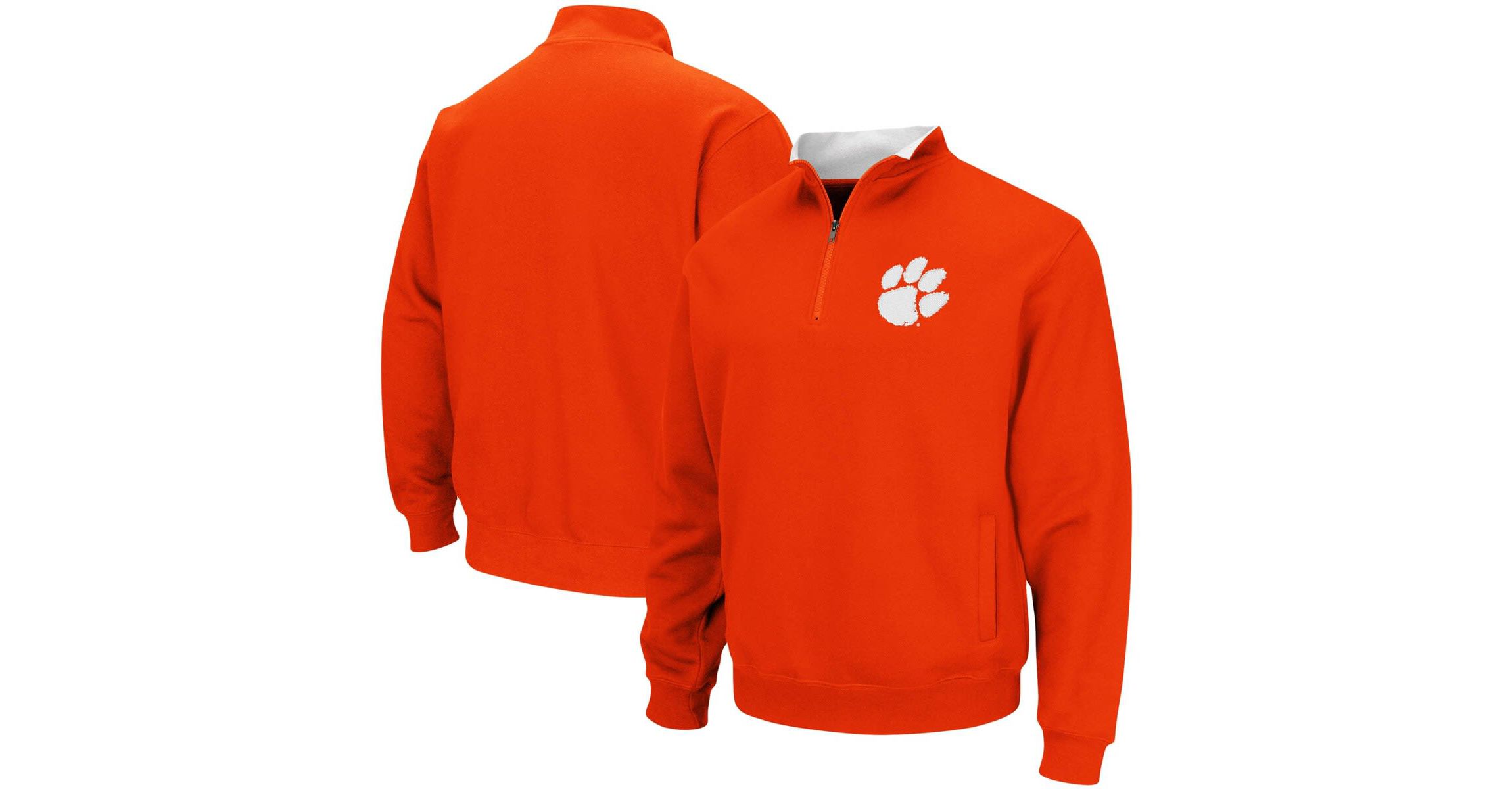 NCAA Clemson Tigers Tortugas Logo Quarter-Zip Pullover Jacket