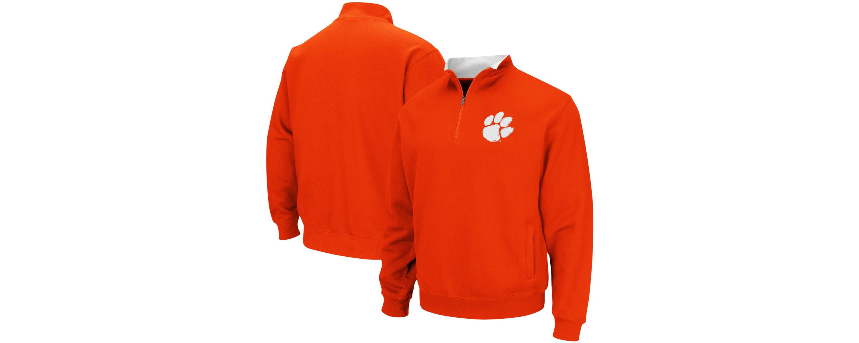 NCAA Clemson Tigers Tortugas Logo Quarter-Zip Pullover Jacket