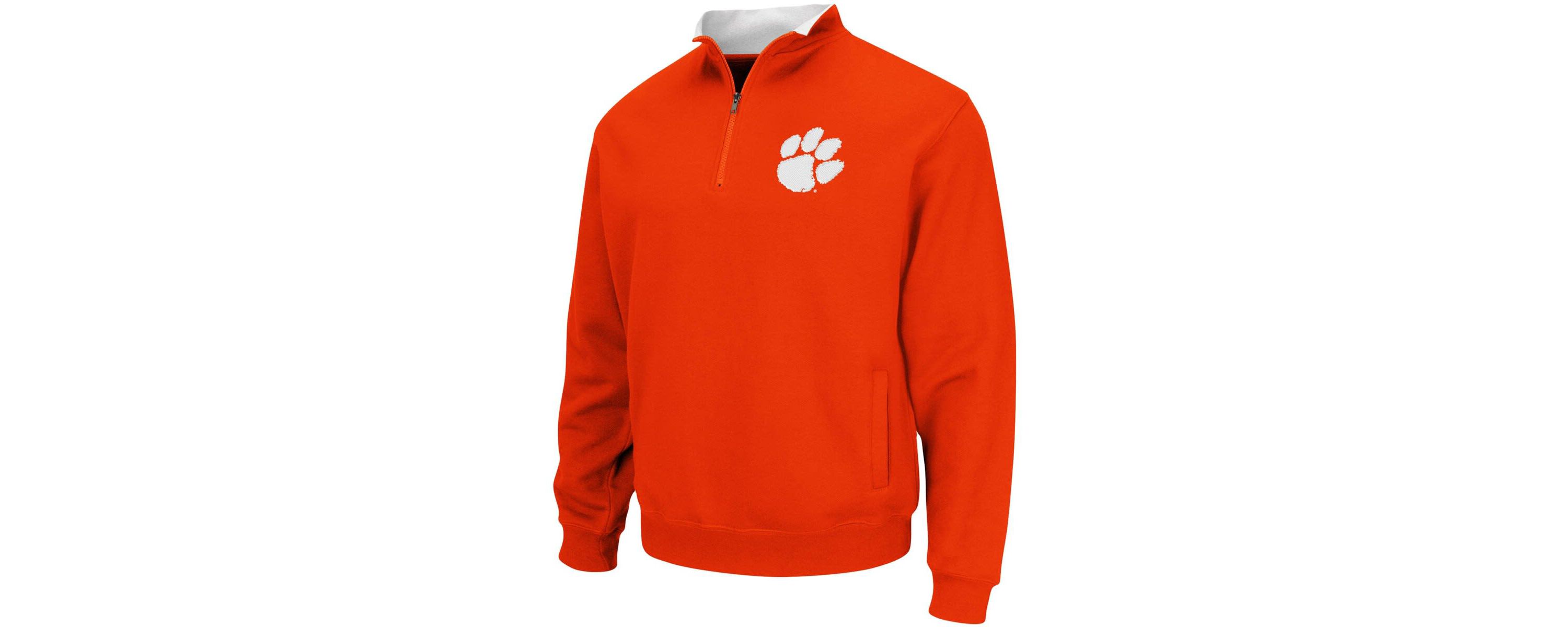 NCAA Clemson Tigers Tortugas Logo Quarter-Zip Pullover Jacket