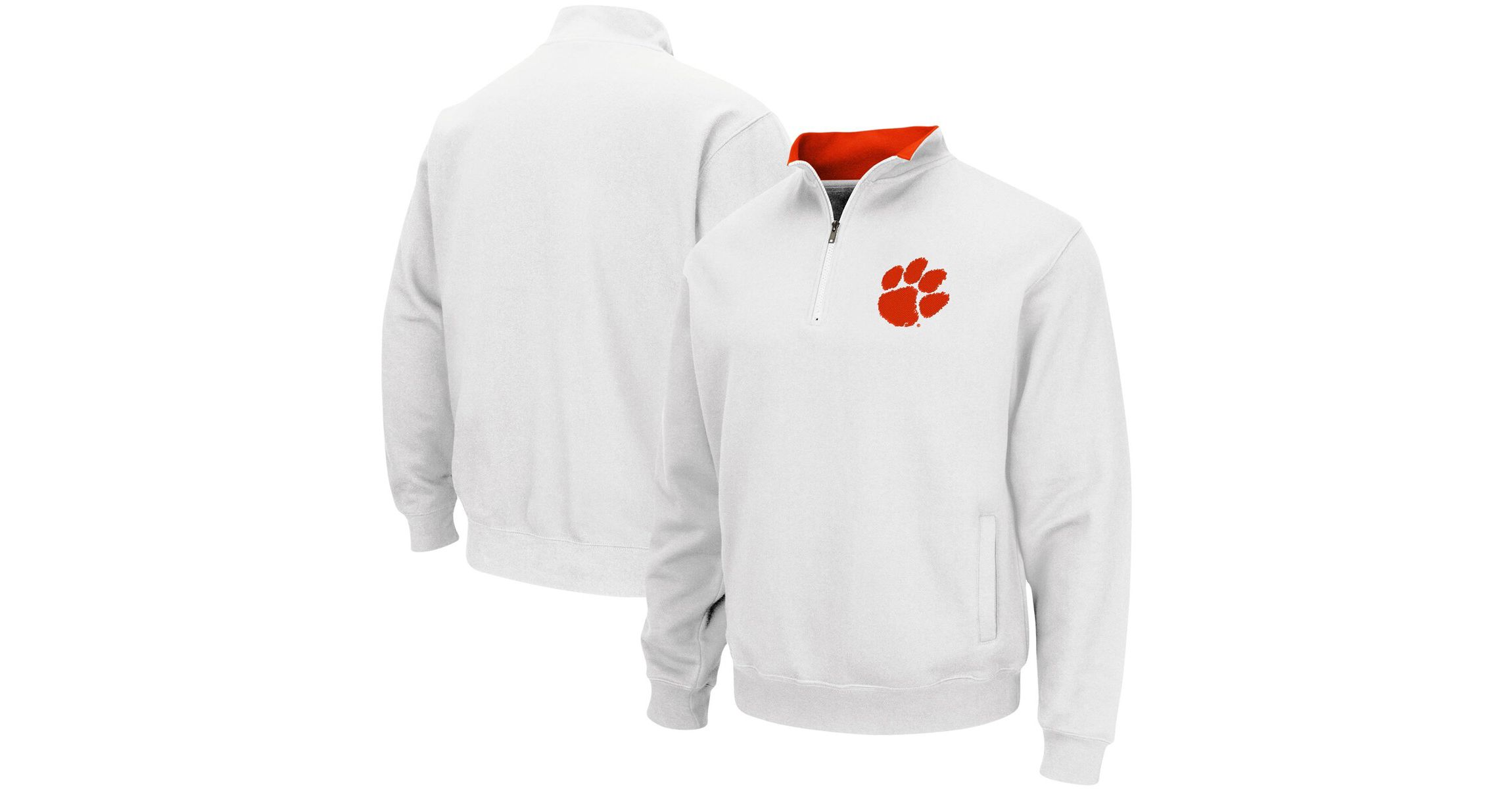 NCAA Clemson Tigers Tortugas Logo Quarter-Zip Pullover Jacket