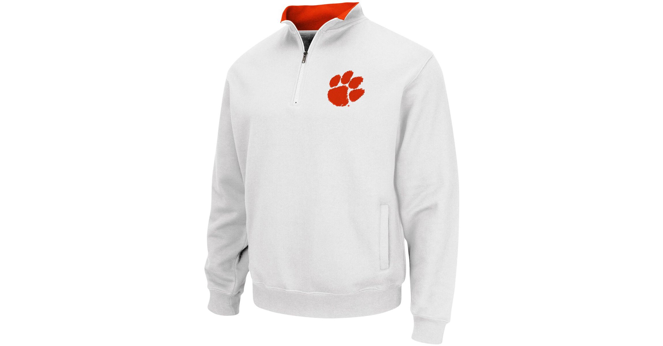 NCAA Clemson Tigers Tortugas Logo Quarter-Zip Pullover Jacket