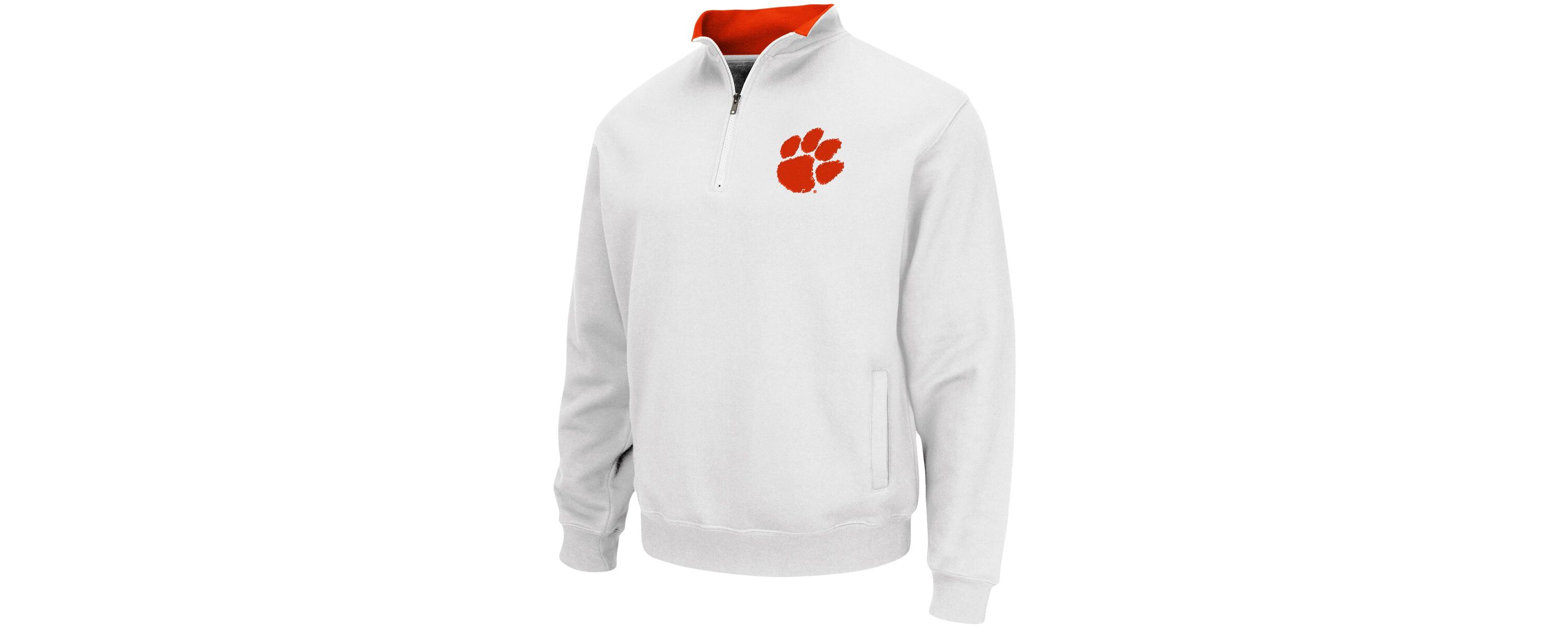 NCAA Clemson Tigers Tortugas Logo Quarter-Zip Pullover Jacket