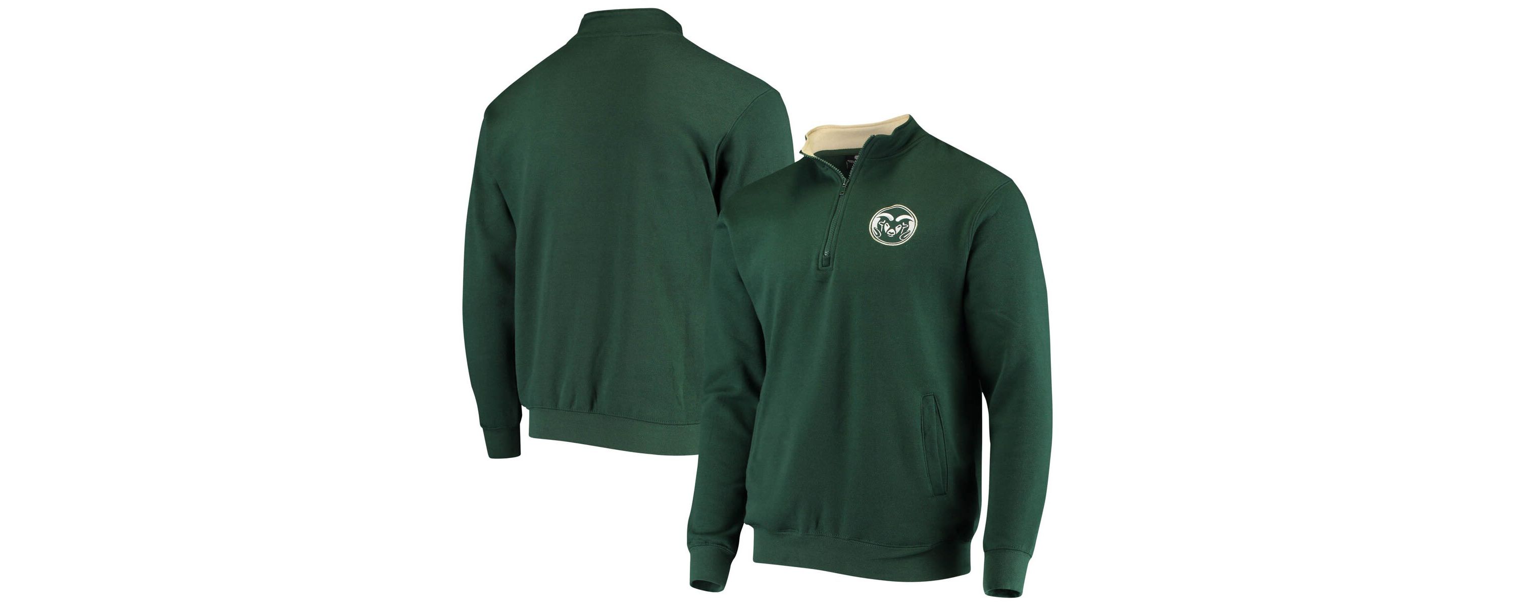 NCAA Colorado State Rams Tortugas Logo Quarter-Zip Pullover Jacket