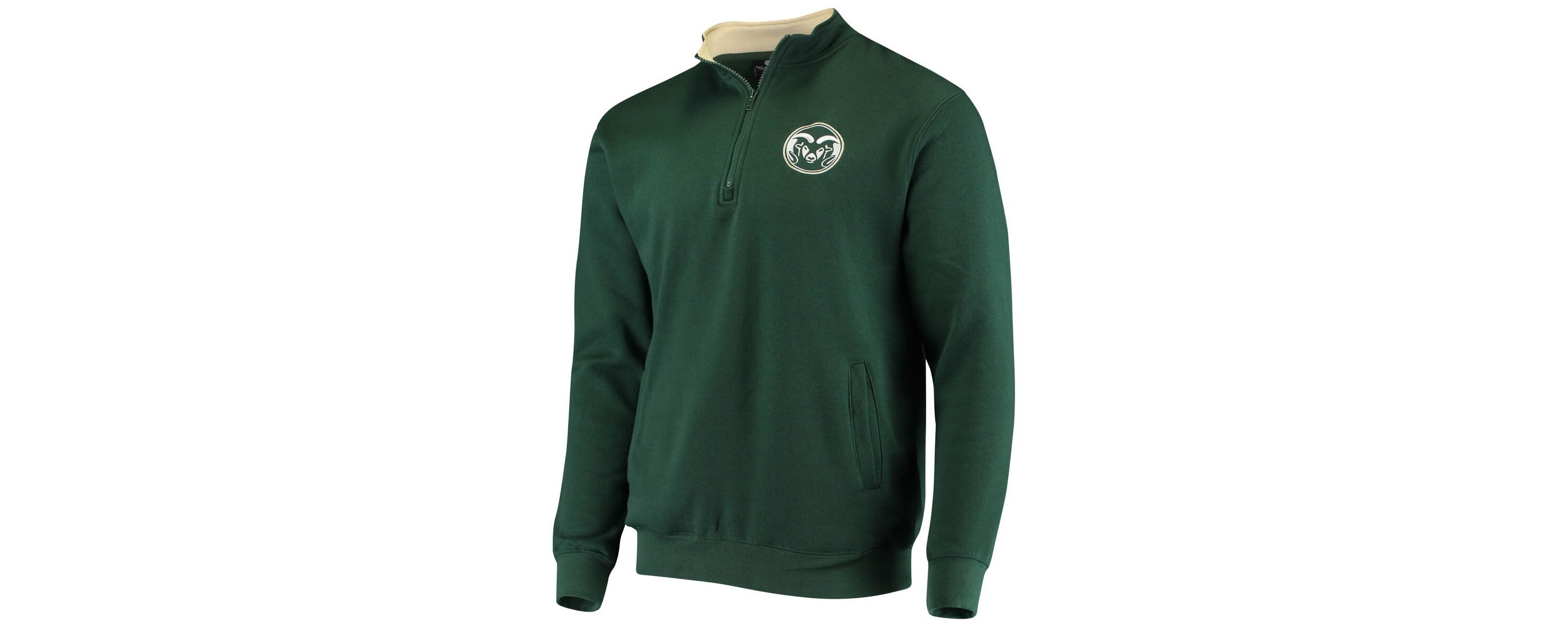 NCAA Colorado State Rams Tortugas Logo Quarter-Zip Pullover Jacket