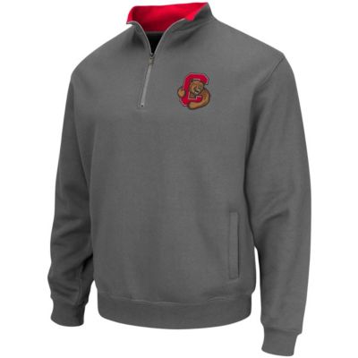 Cornell Big Red NCAA Tortugas Logo Quarter-Zip Pullover Jacket