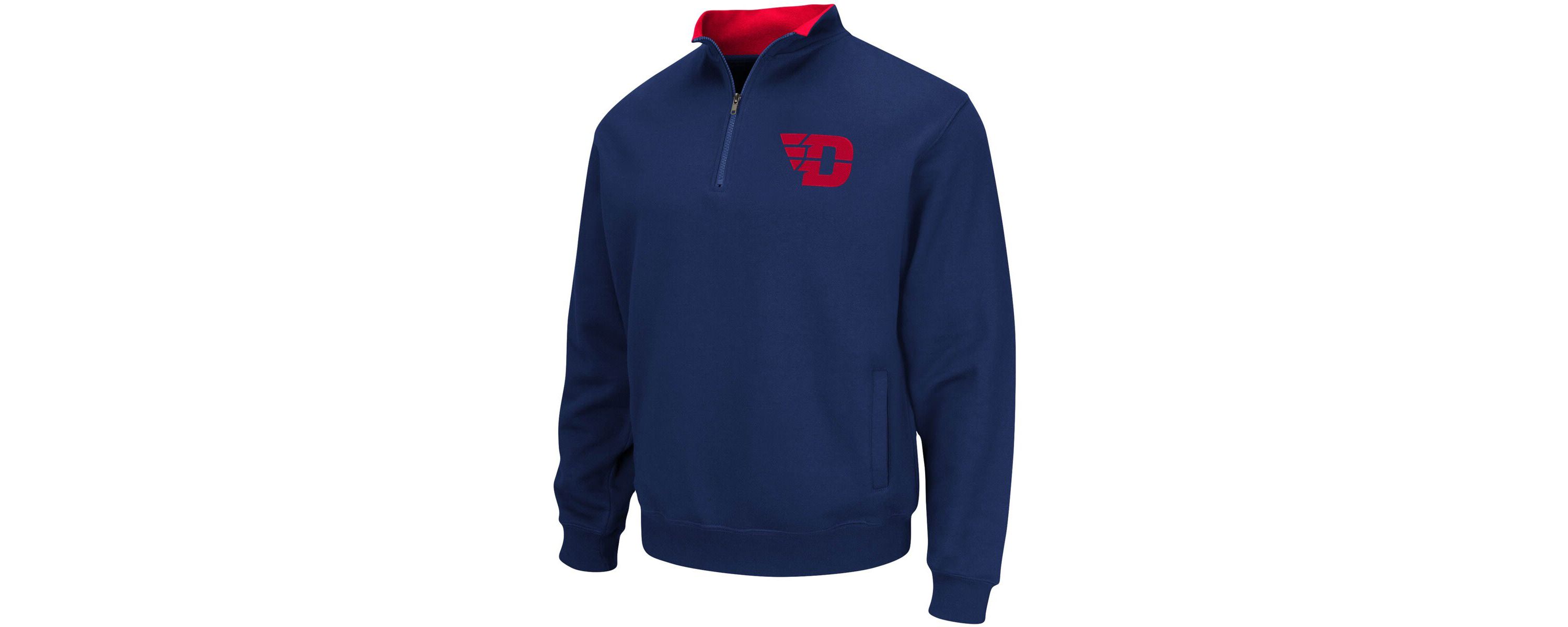 NCAA Dayton Flyers Tortugas Logo Quarter-Zip Jacket
