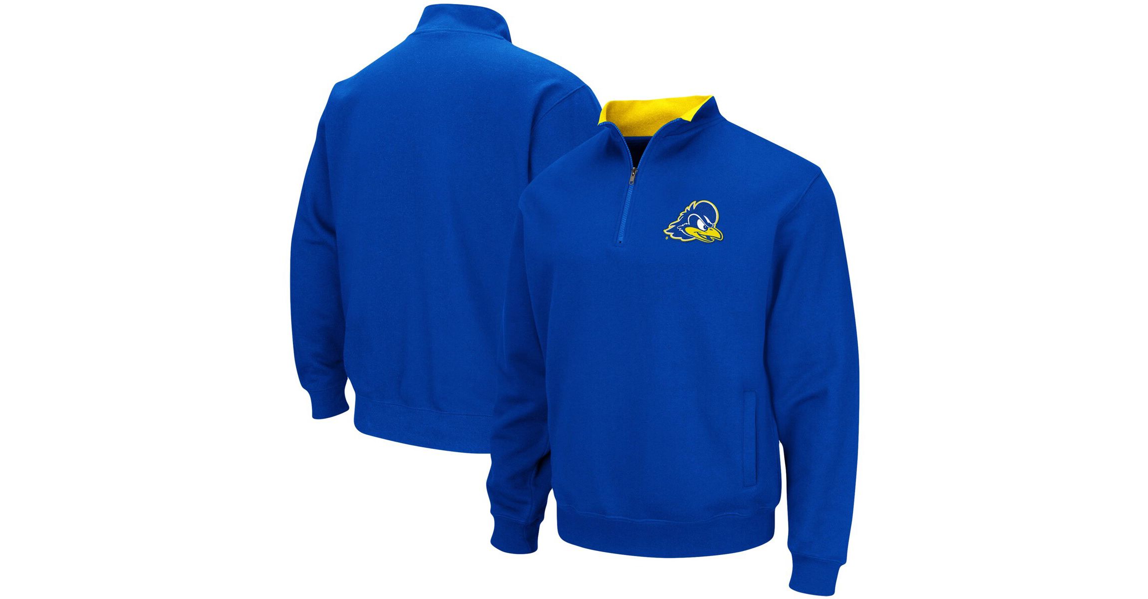 Delaware Fightin Blue Hens NCAA Delaware Fightin Hens Tortugas Logo Quarter-Zip Pullover Jacket