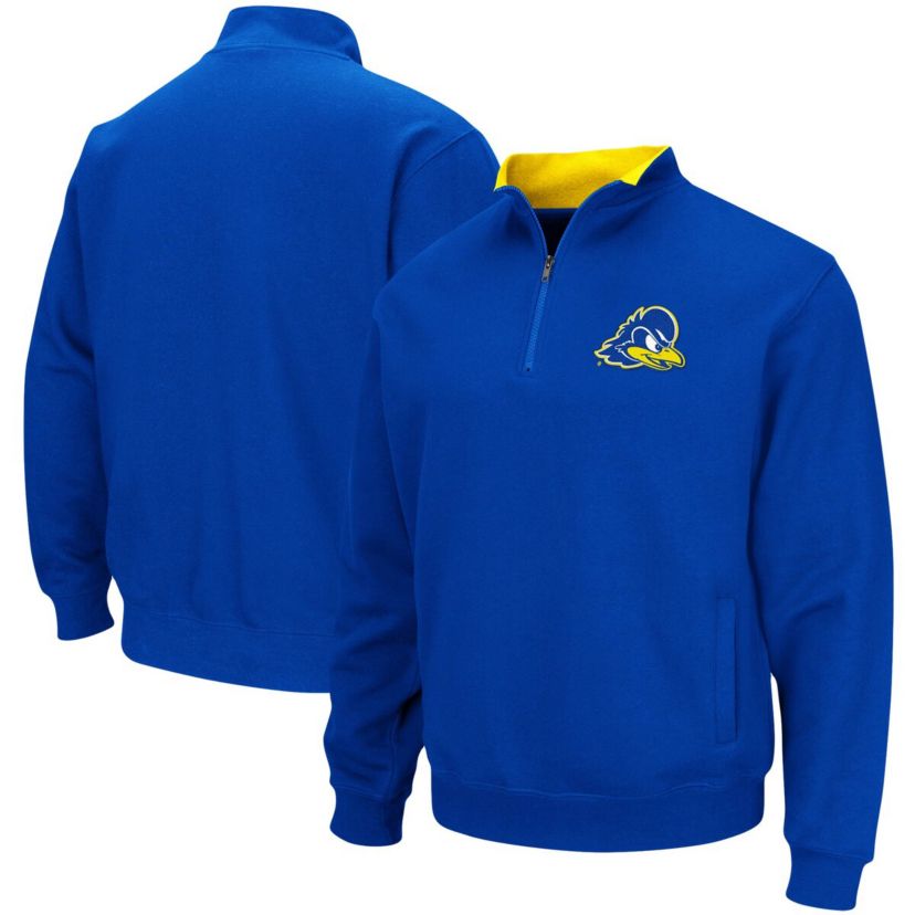 Delaware Fightin Blue Hens NCAA Delaware Fightin Hens Tortugas Logo Quarter-Zip Pullover Jacket