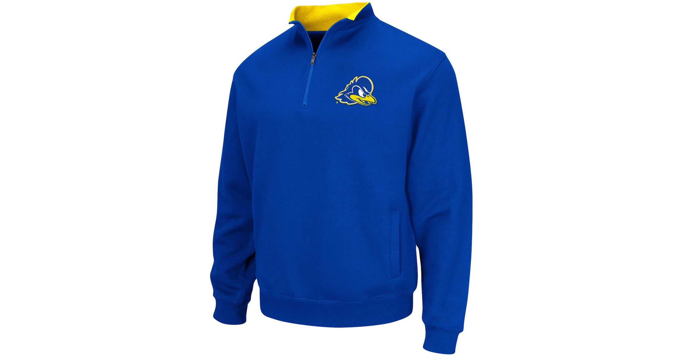 Delaware Fightin Blue Hens NCAA Delaware Fightin Hens Tortugas Logo Quarter-Zip Pullover Jacket