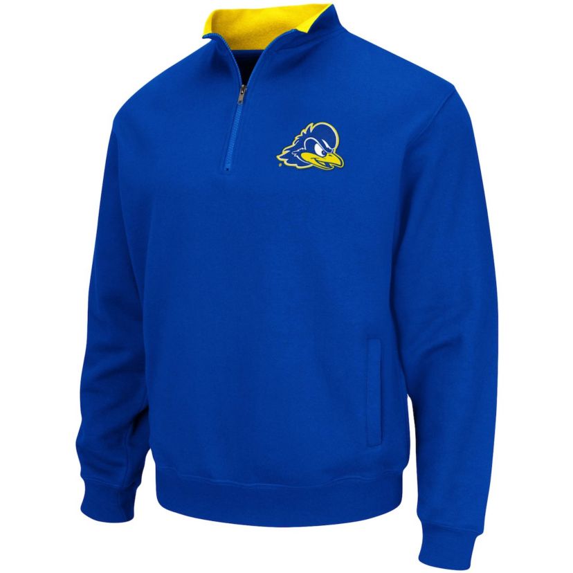Delaware Fightin Blue Hens NCAA Delaware Fightin Hens Tortugas Logo Quarter-Zip Pullover Jacket