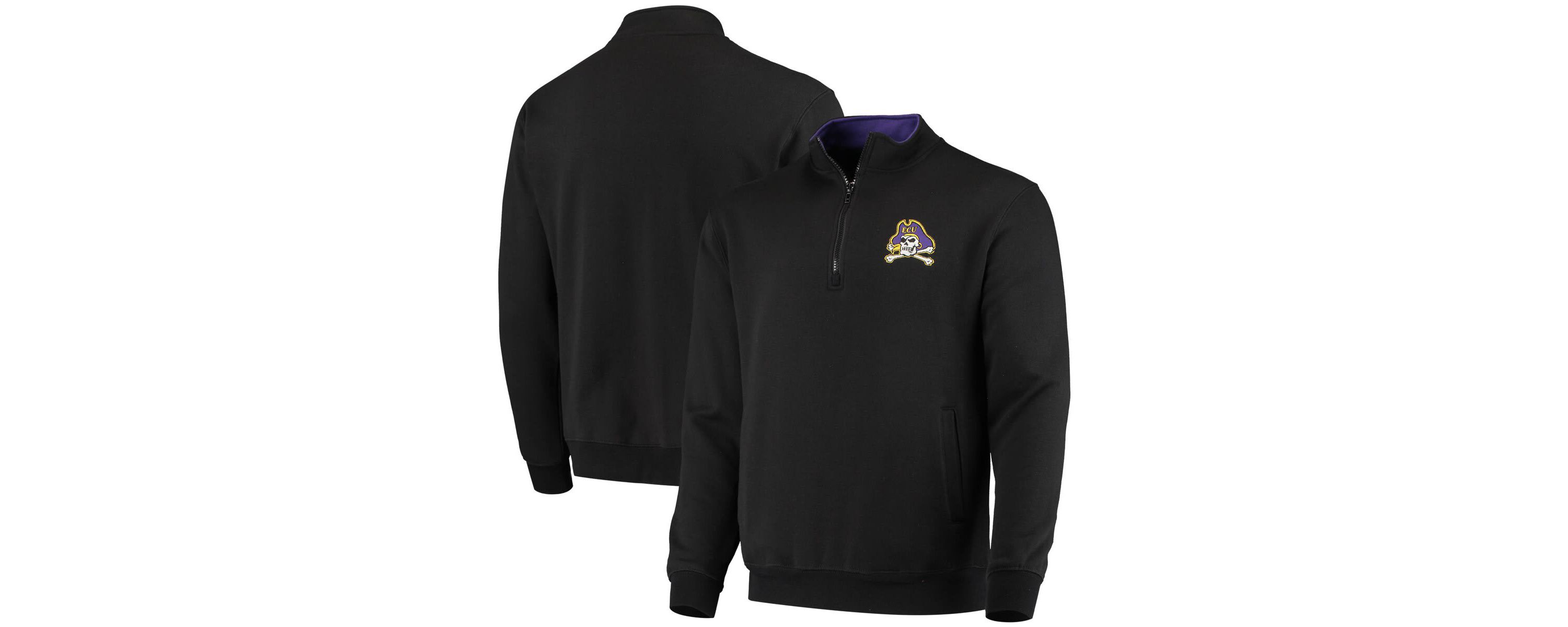 East Carolina Pirates NCAA ECU Pirates Tortugas Logo Quarter-Zip Jacket