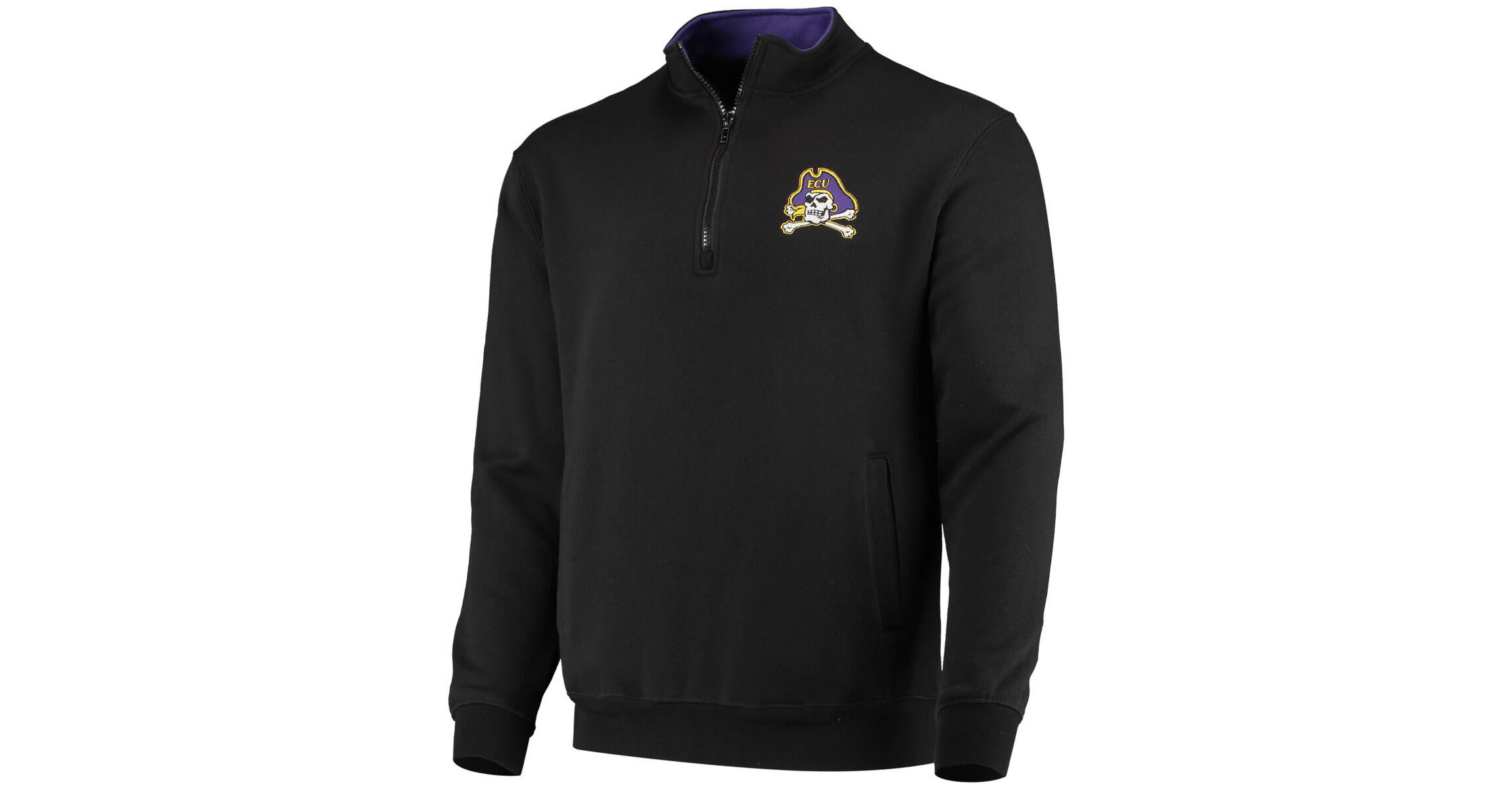 East Carolina Pirates NCAA ECU Pirates Tortugas Logo Quarter-Zip Jacket