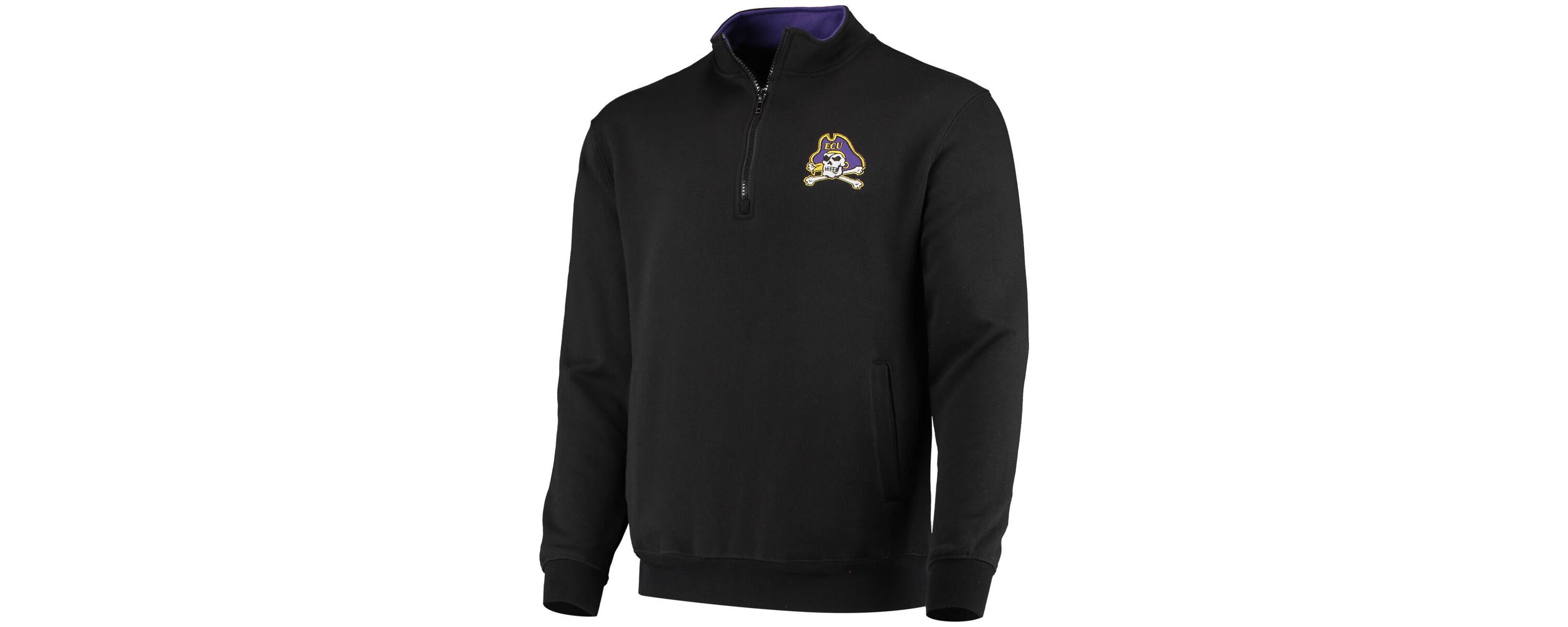 East Carolina Pirates NCAA ECU Pirates Tortugas Logo Quarter-Zip Jacket