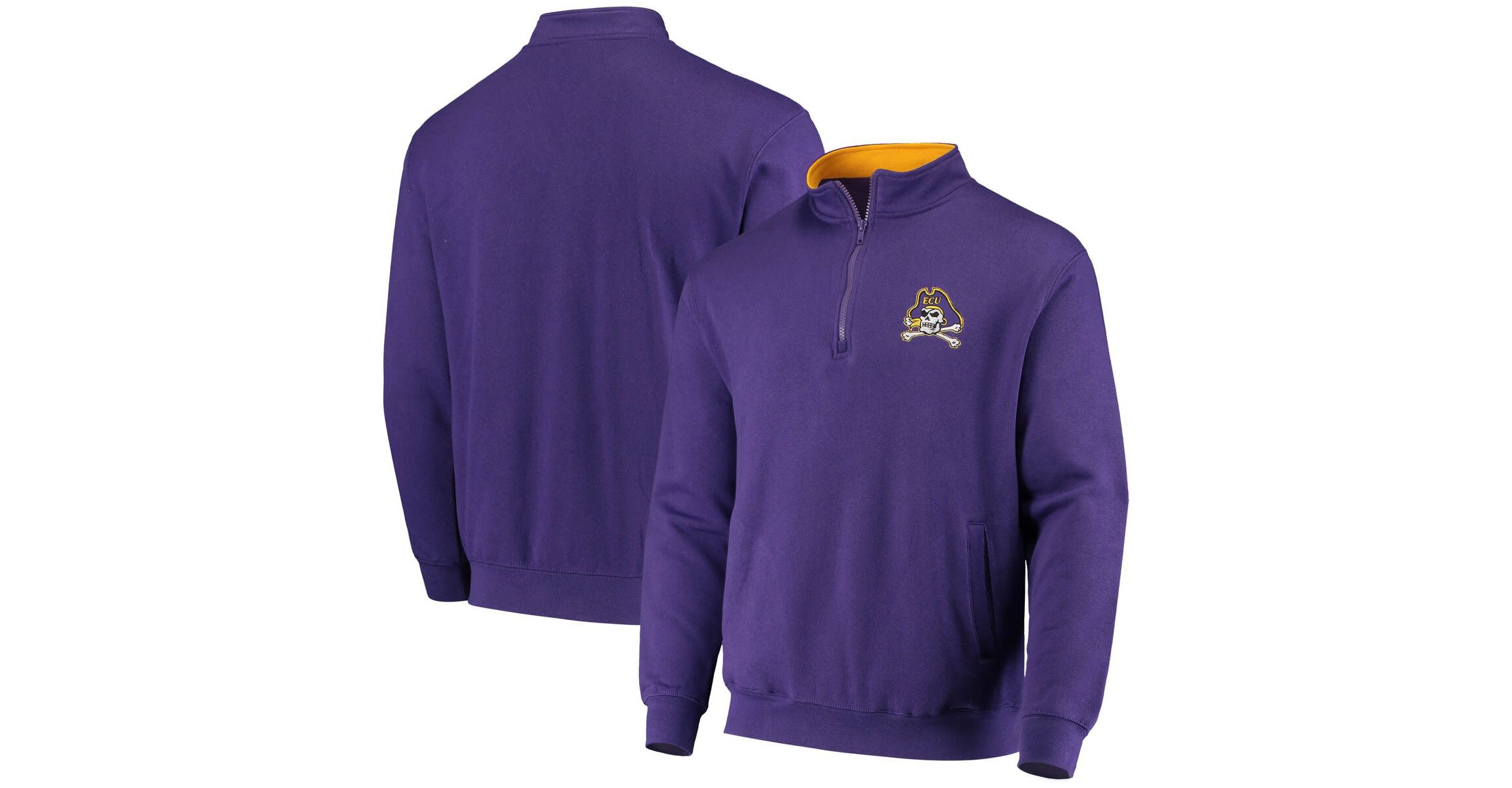 East Carolina Pirates NCAA ECU Pirates Tortugas Logo Quarter-Zip Jacket