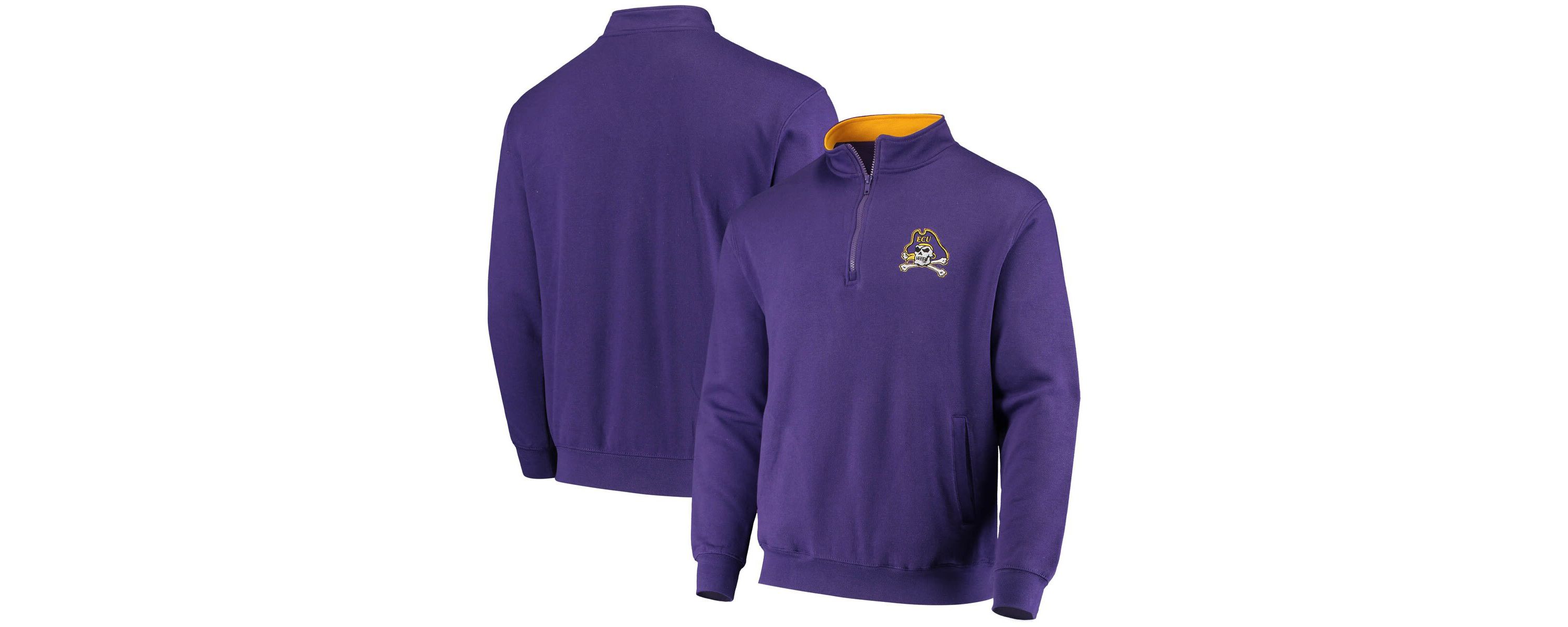 East Carolina Pirates NCAA ECU Pirates Tortugas Logo Quarter-Zip Jacket