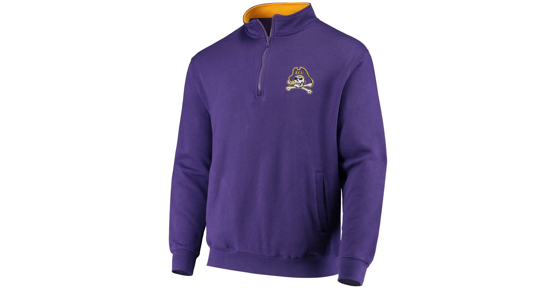 East Carolina Pirates NCAA ECU Pirates Tortugas Logo Quarter-Zip Jacket