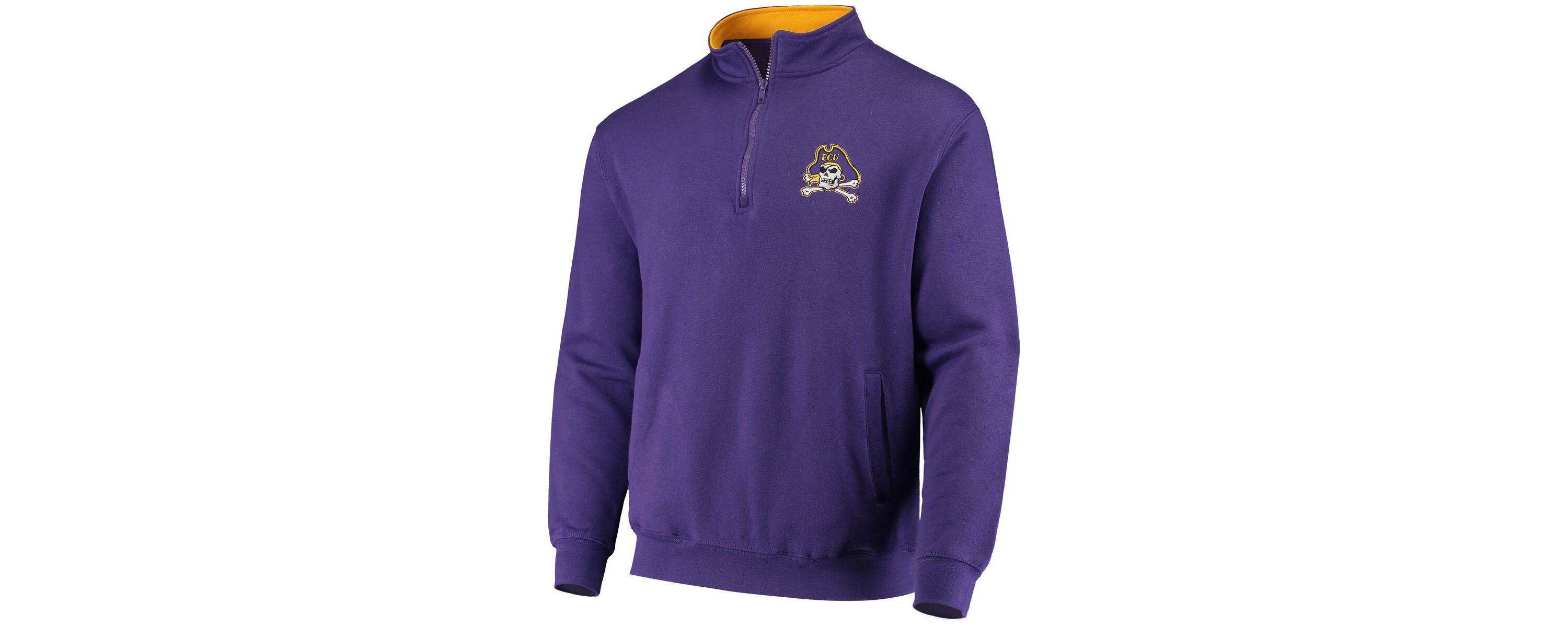 East Carolina Pirates NCAA ECU Pirates Tortugas Logo Quarter-Zip Jacket