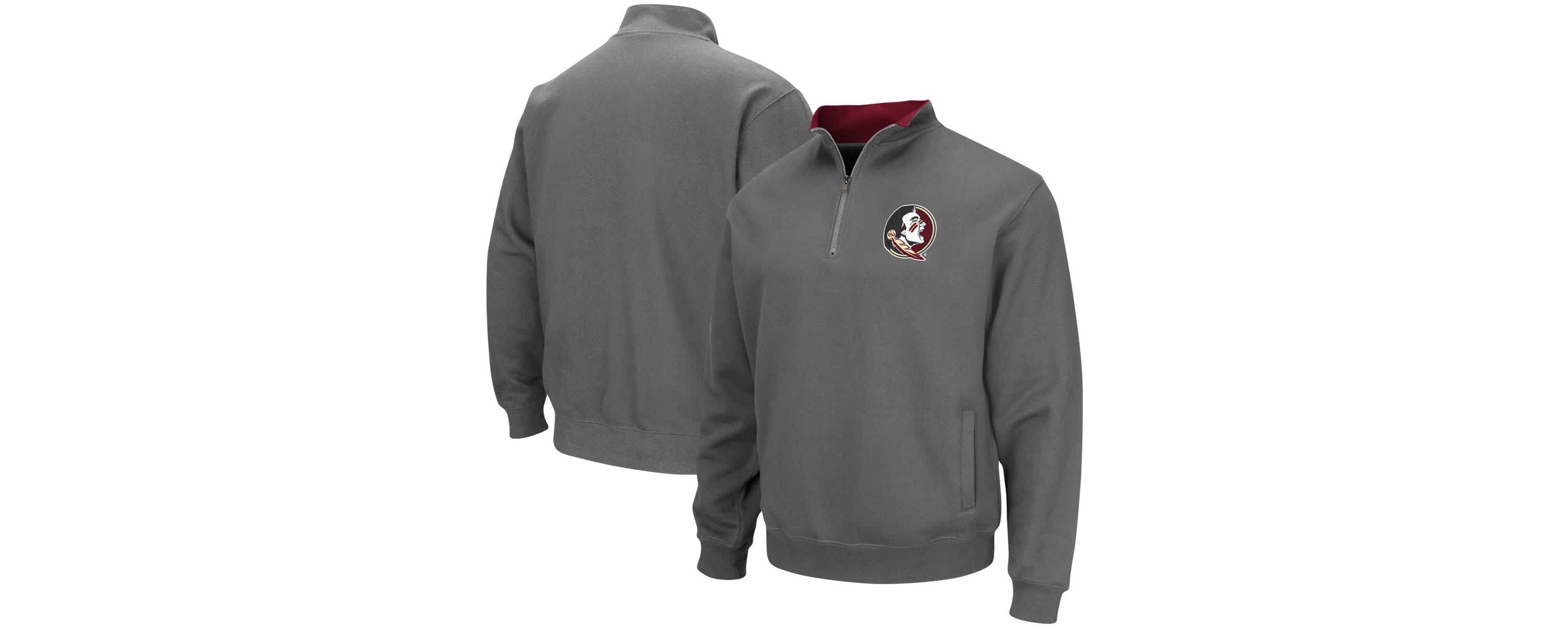NCAA Florida State Seminoles Tortugas Logo Quarter-Zip Pullover Jacket