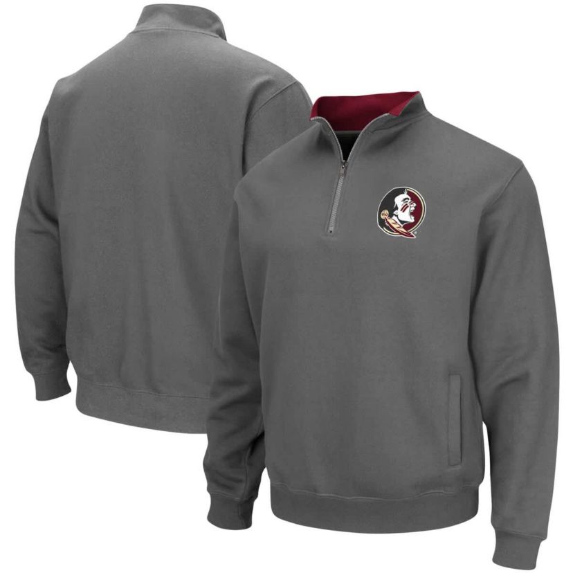 NCAA Florida State Seminoles Tortugas Logo Quarter-Zip Pullover Jacket