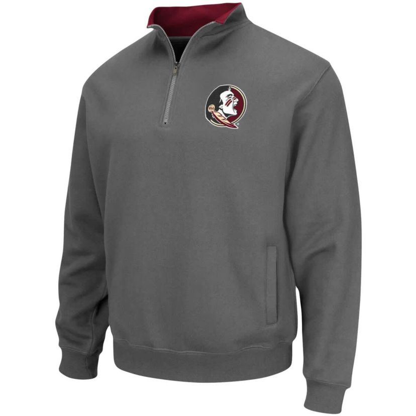 NCAA Florida State Seminoles Tortugas Logo Quarter-Zip Pullover Jacket