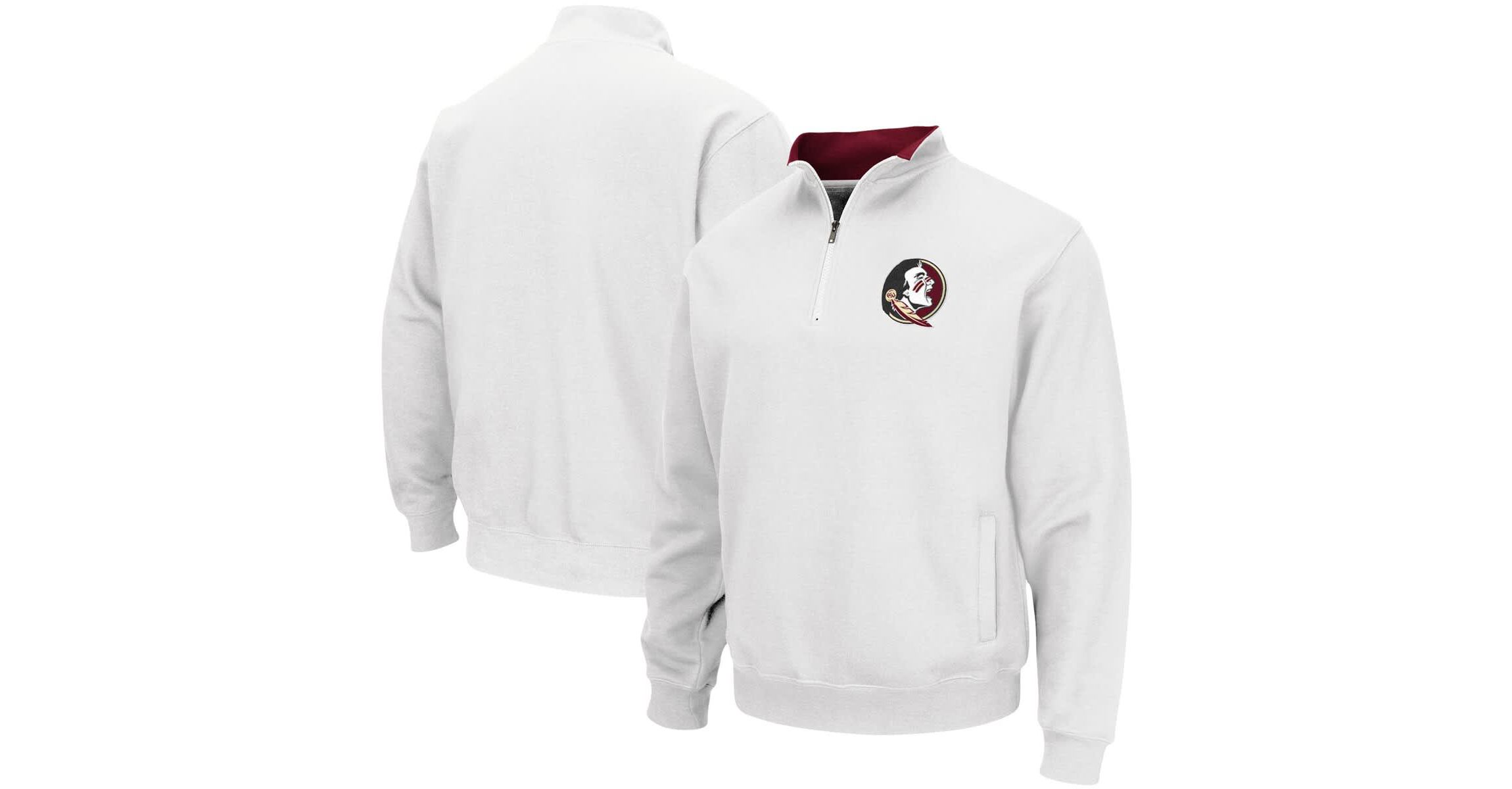 NCAA Florida State Seminoles Tortugas Logo Quarter-Zip Pullover Jacket