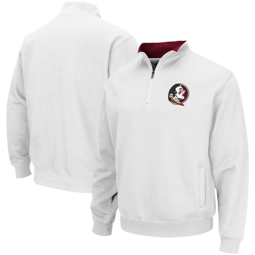 NCAA Florida State Seminoles Tortugas Logo Quarter-Zip Pullover Jacket