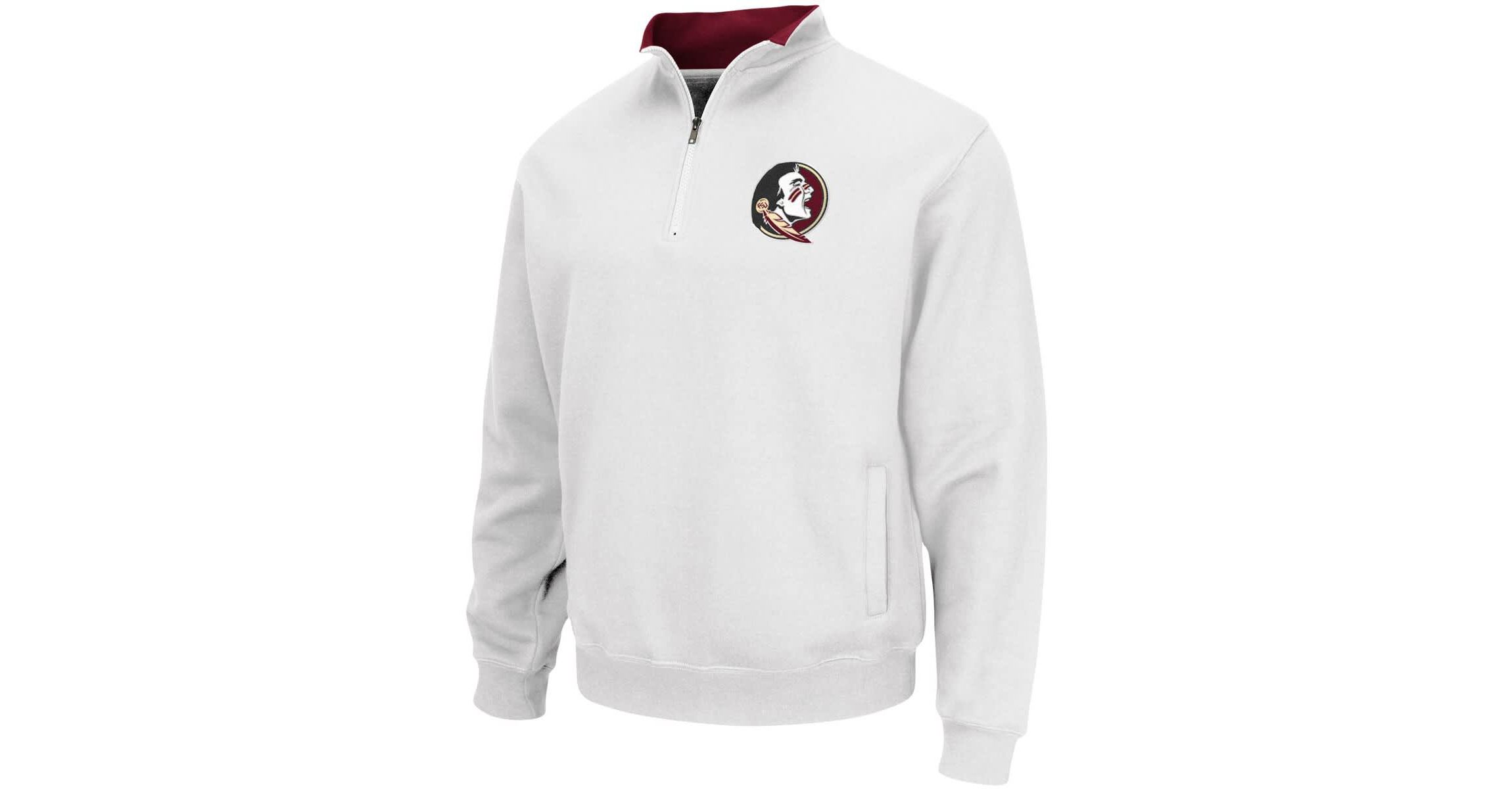 NCAA Florida State Seminoles Tortugas Logo Quarter-Zip Pullover Jacket