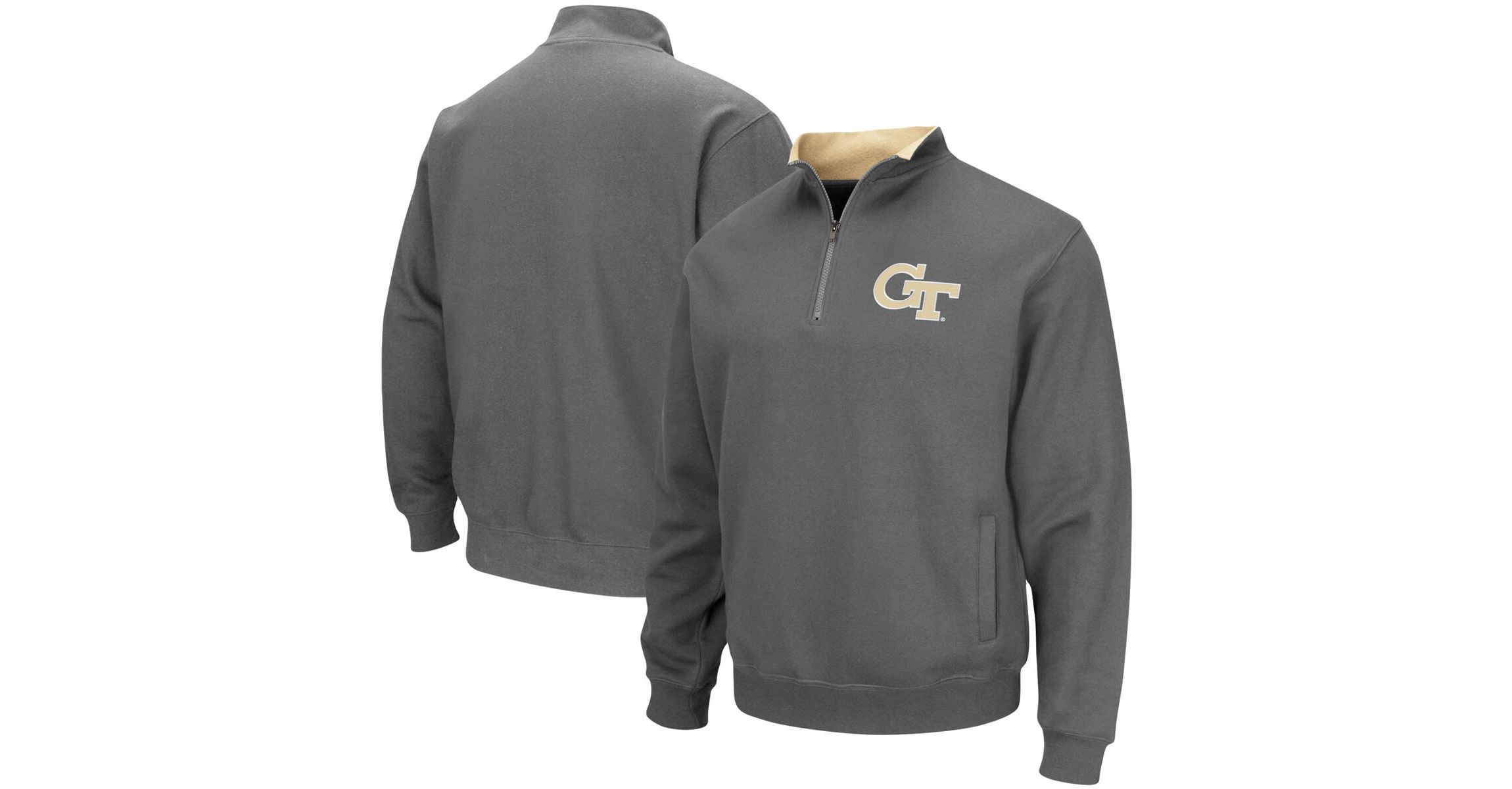 Georgia Tech Yellow Jackets NCAA Georgia Tech Jackets Tortugas Logo Quarter-Zip Pullover Jacket