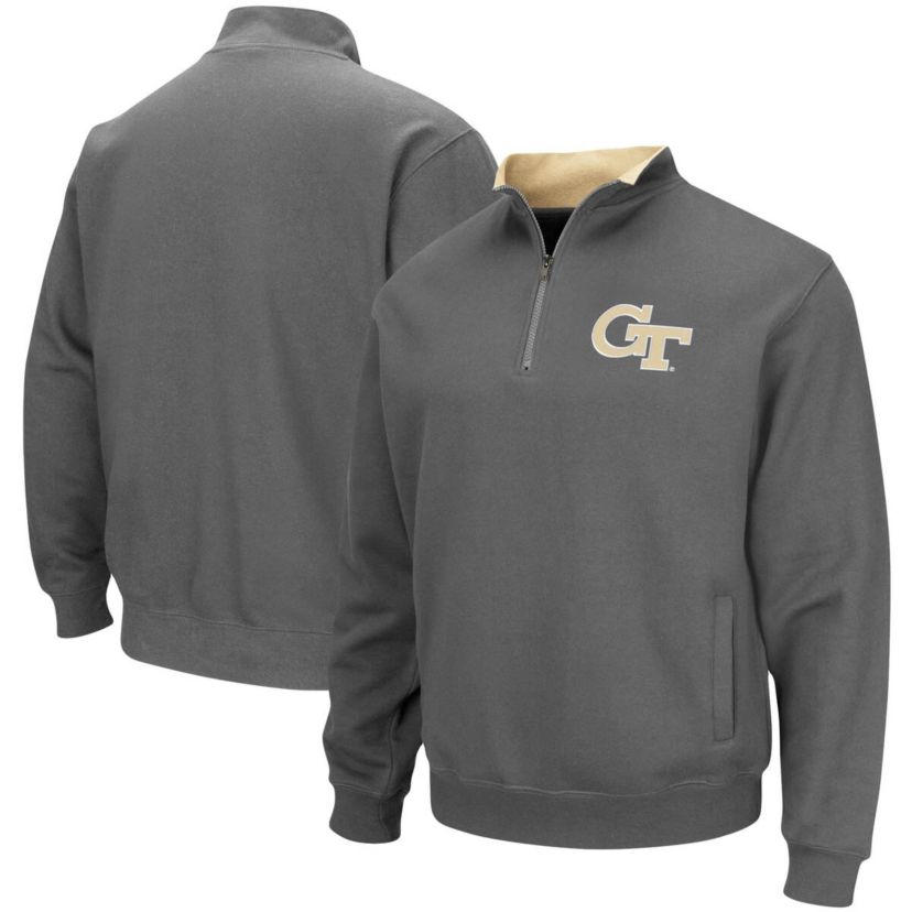 Georgia Tech Yellow Jackets NCAA Georgia Tech Jackets Tortugas Logo Quarter-Zip Pullover Jacket